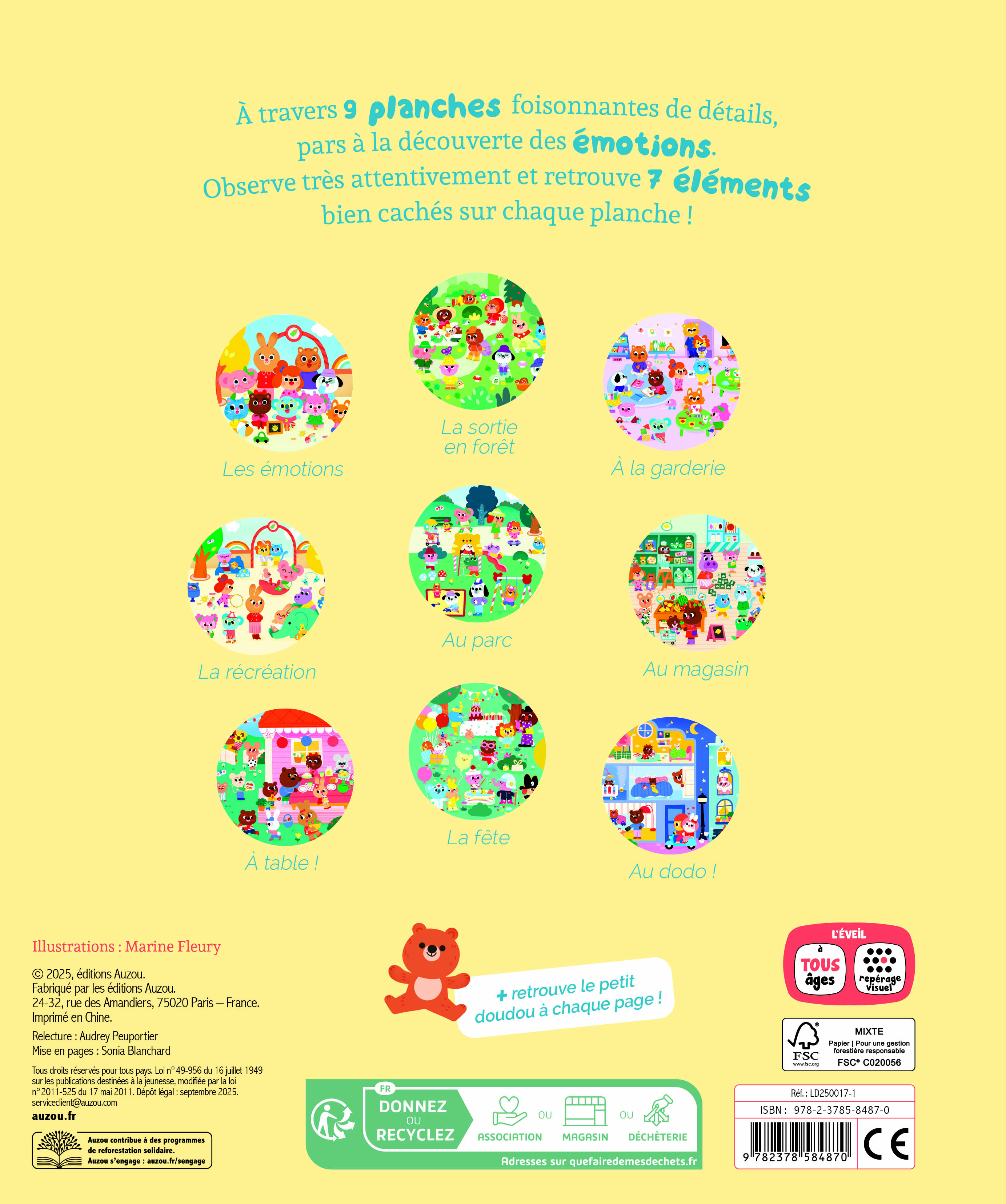 LES EMOTIONS - CHERCHE ET TROUVE DES TOUT-PETITS