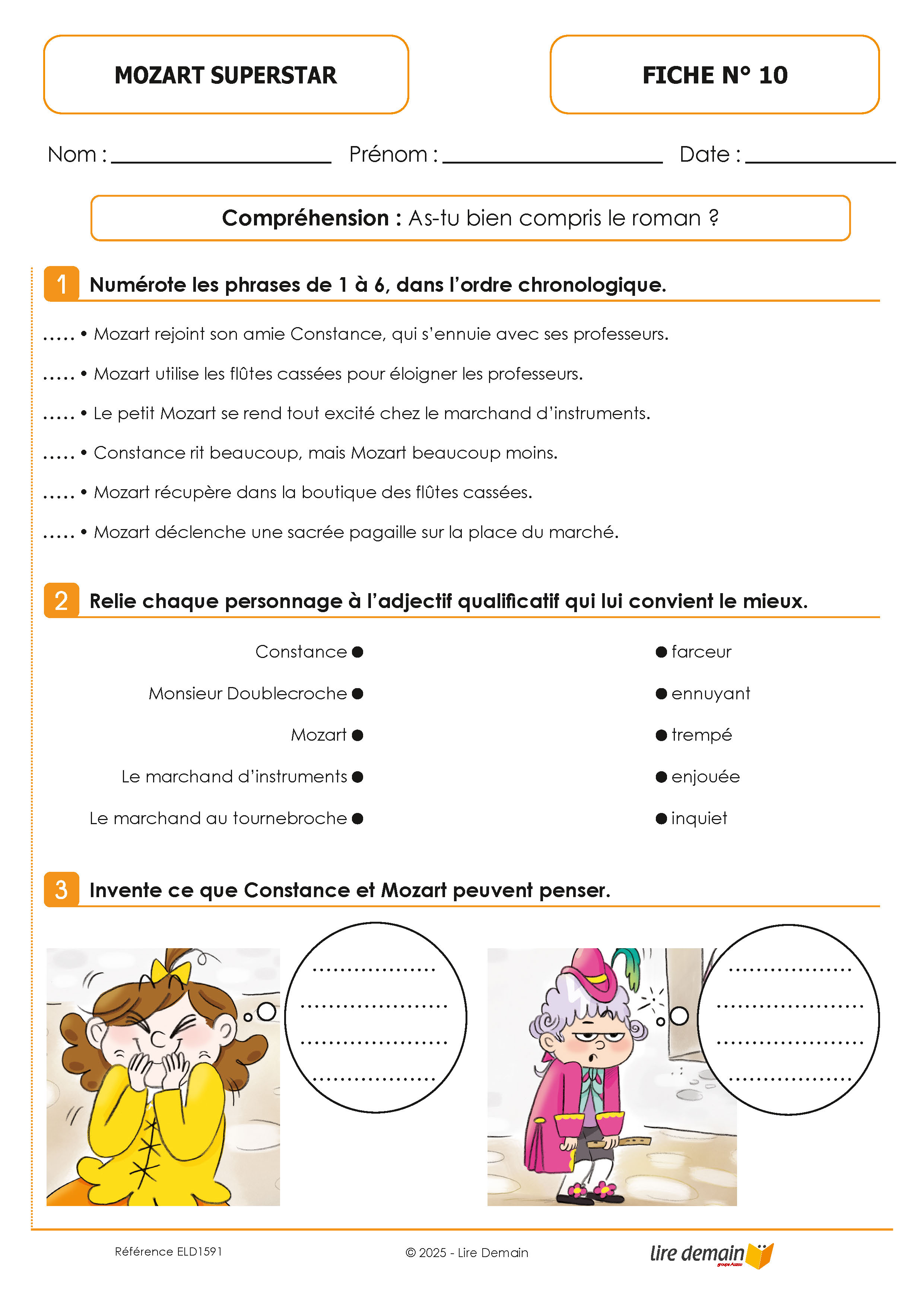 LECTURE SUIVIE MOZART SUPERSTAR (25 EX)