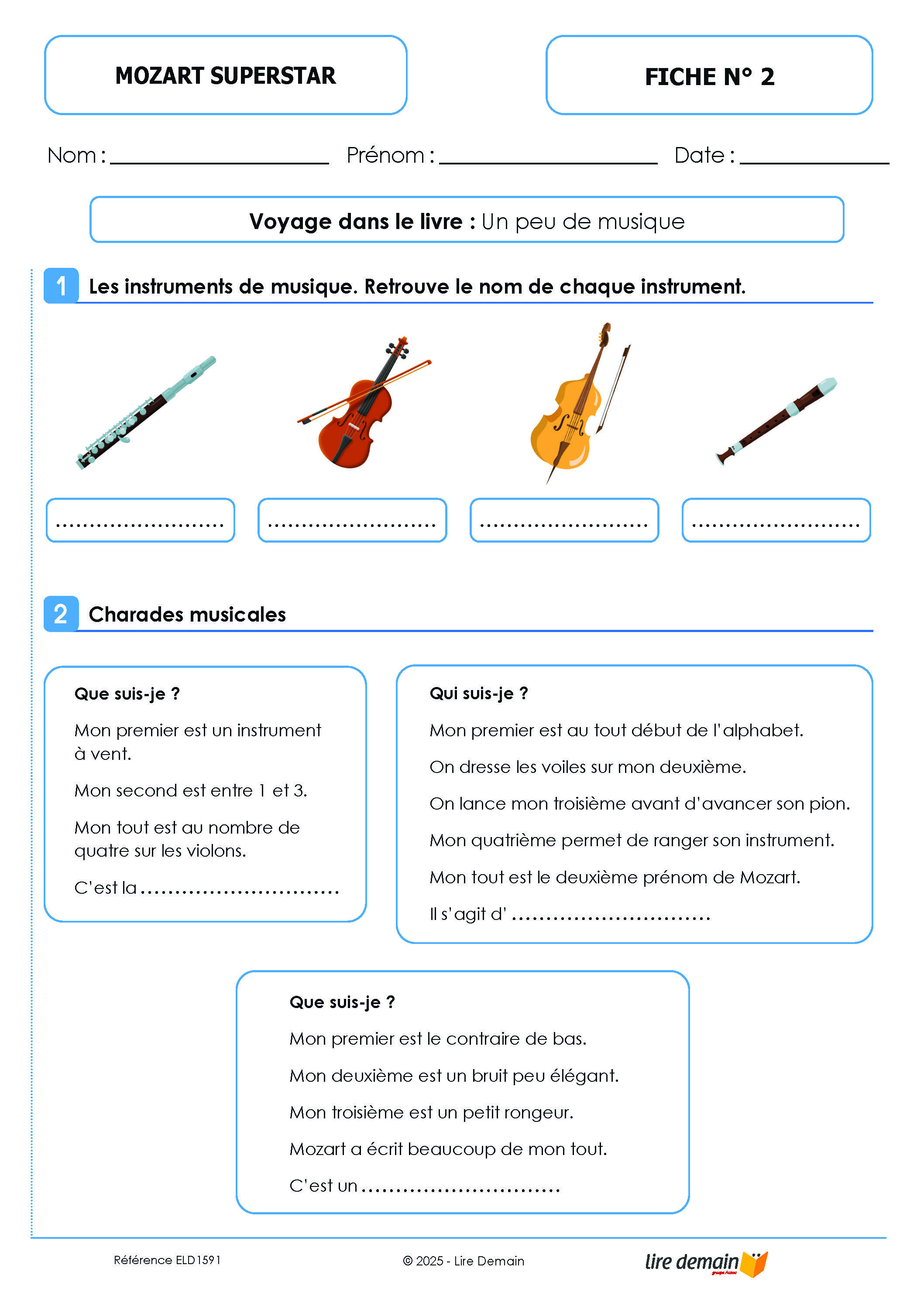 LECTURE SUIVIE MOZART SUPERSTAR (25 EX)