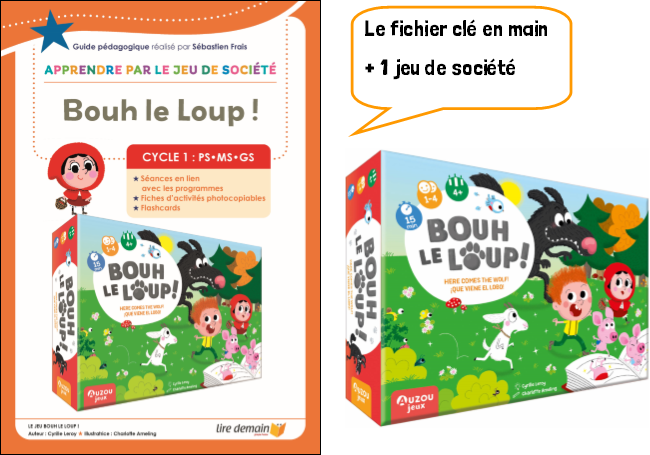 APJS - BOUH LE LOUP : 1 FICHIER + 1 JEU