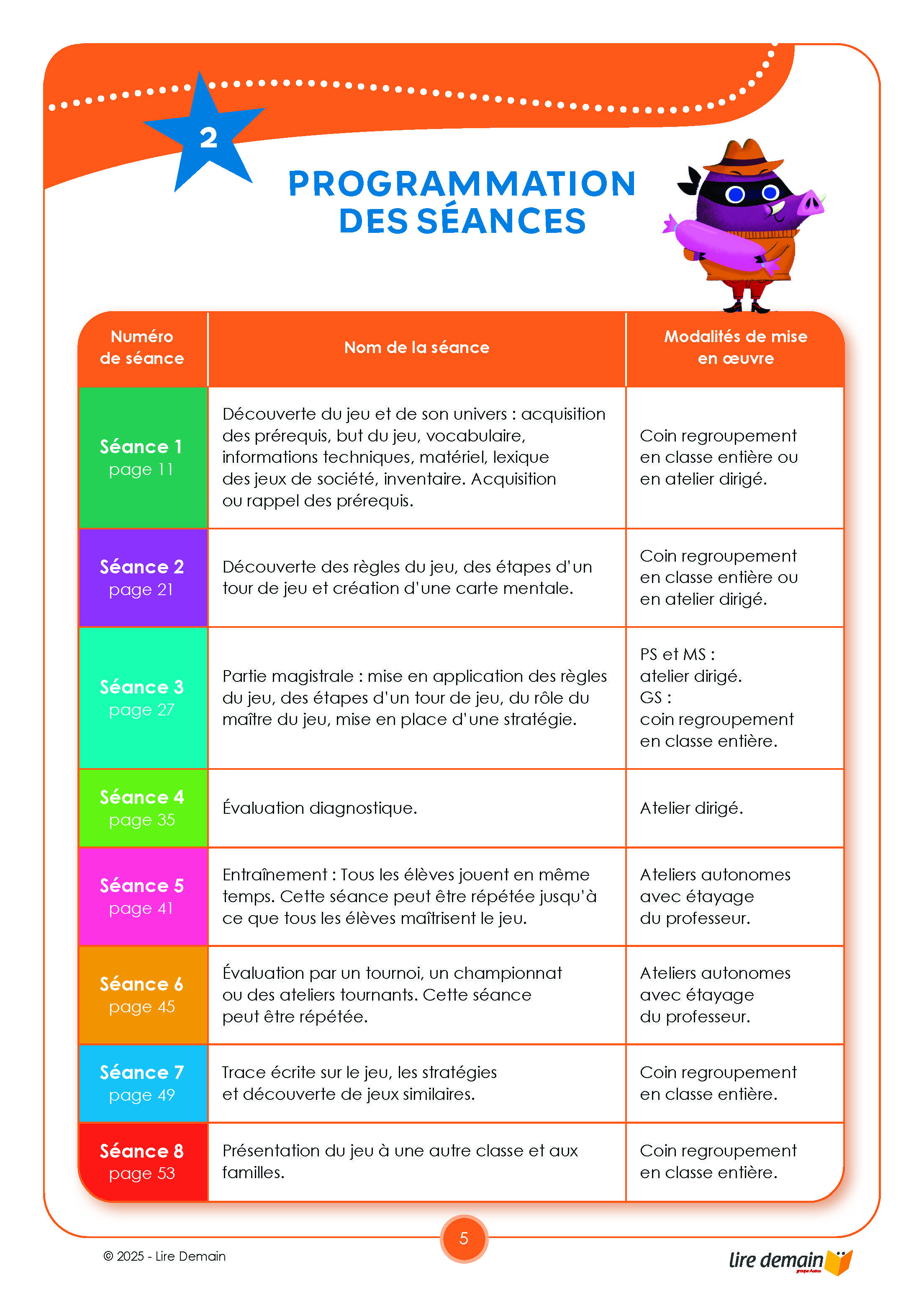 APJS - LES 3 VOLEURS : 1 FICHIER + 1 JEU