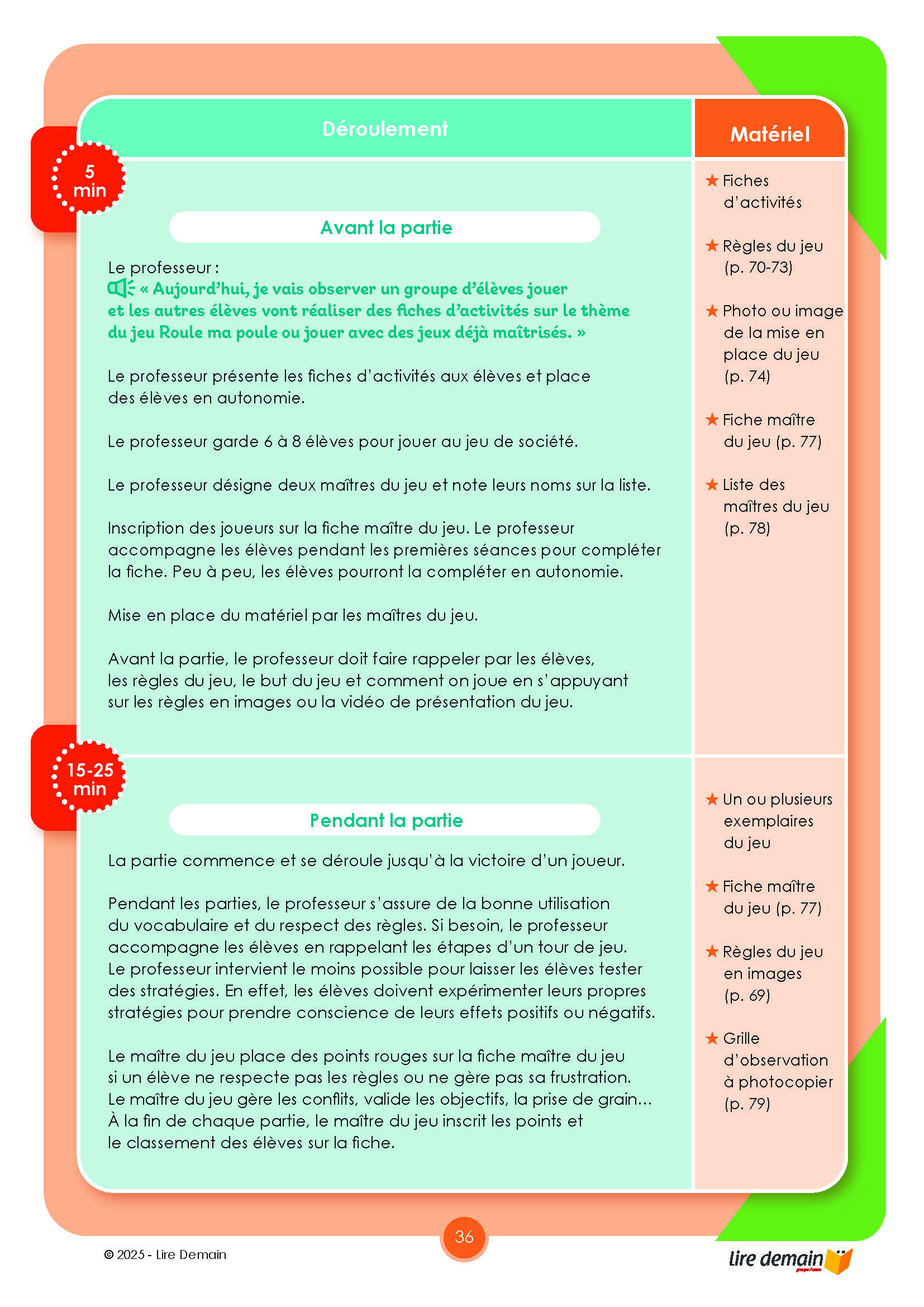 APJS - ROULE MA POULE : 1 FICHIER + 1 JEU