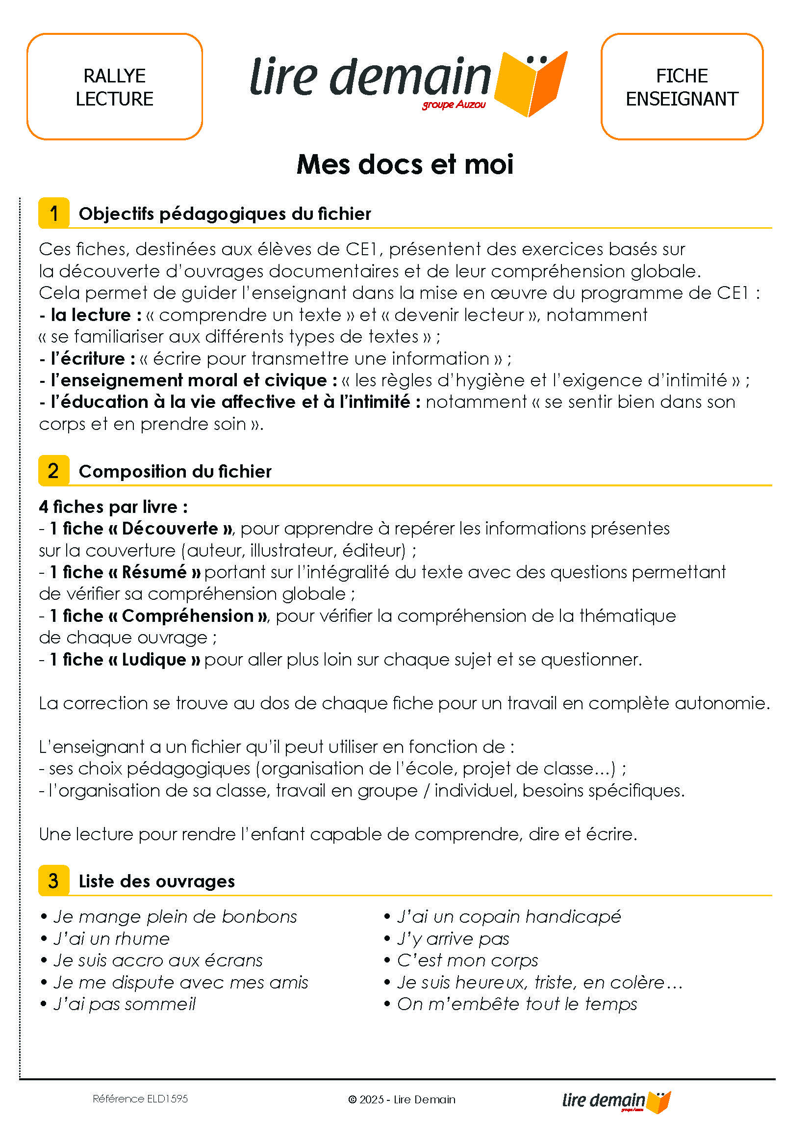 RALLYE DOC - MES DOCS ET MOI