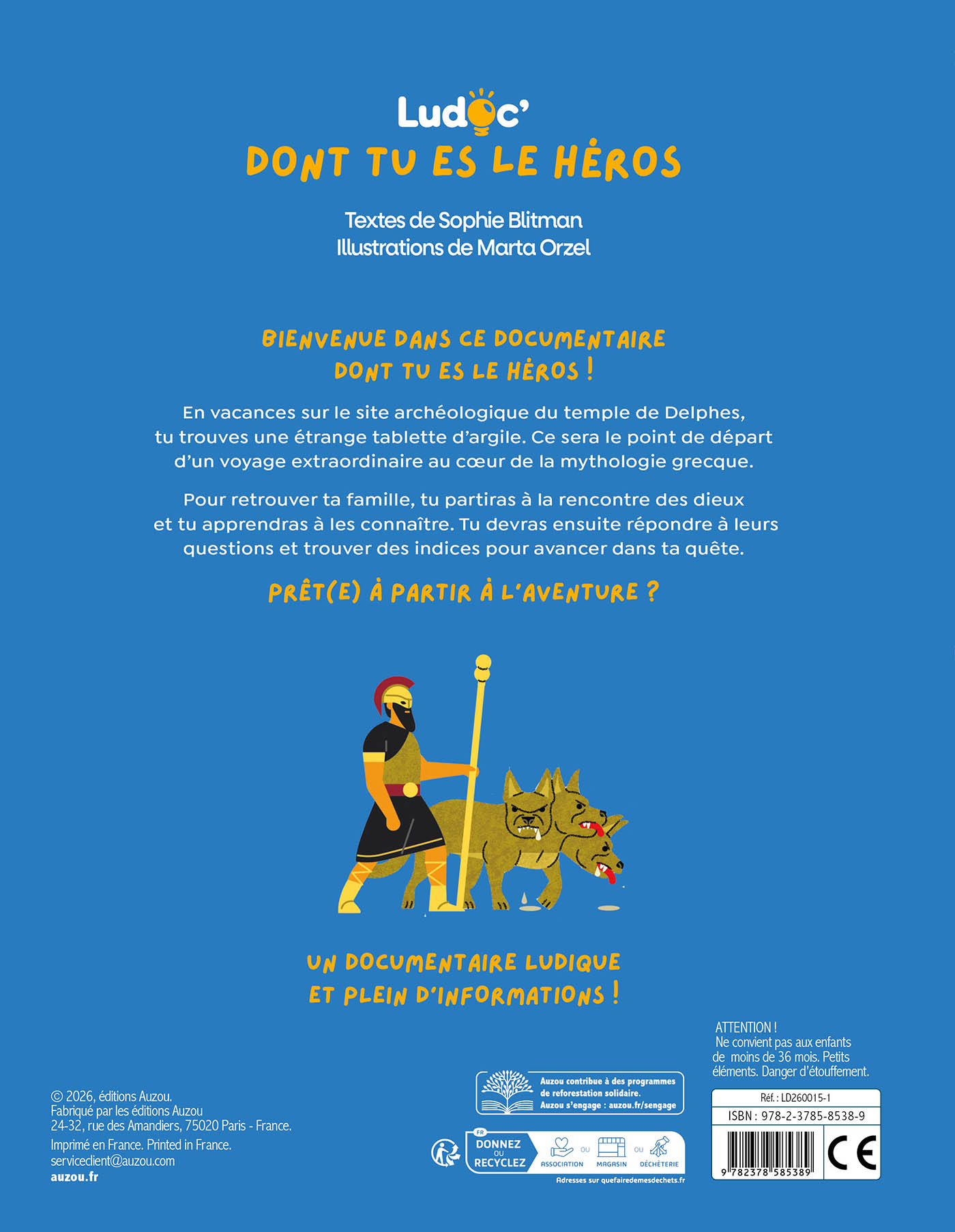 LA MYTHOLOGIE GRECQUE - LUDOC DONT TU ES LE HEROS