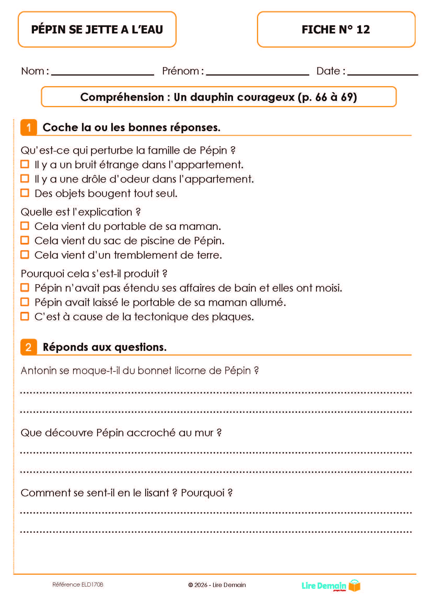 LECTURE SUIVIE - PEPIN (FICHIER SEUL)
