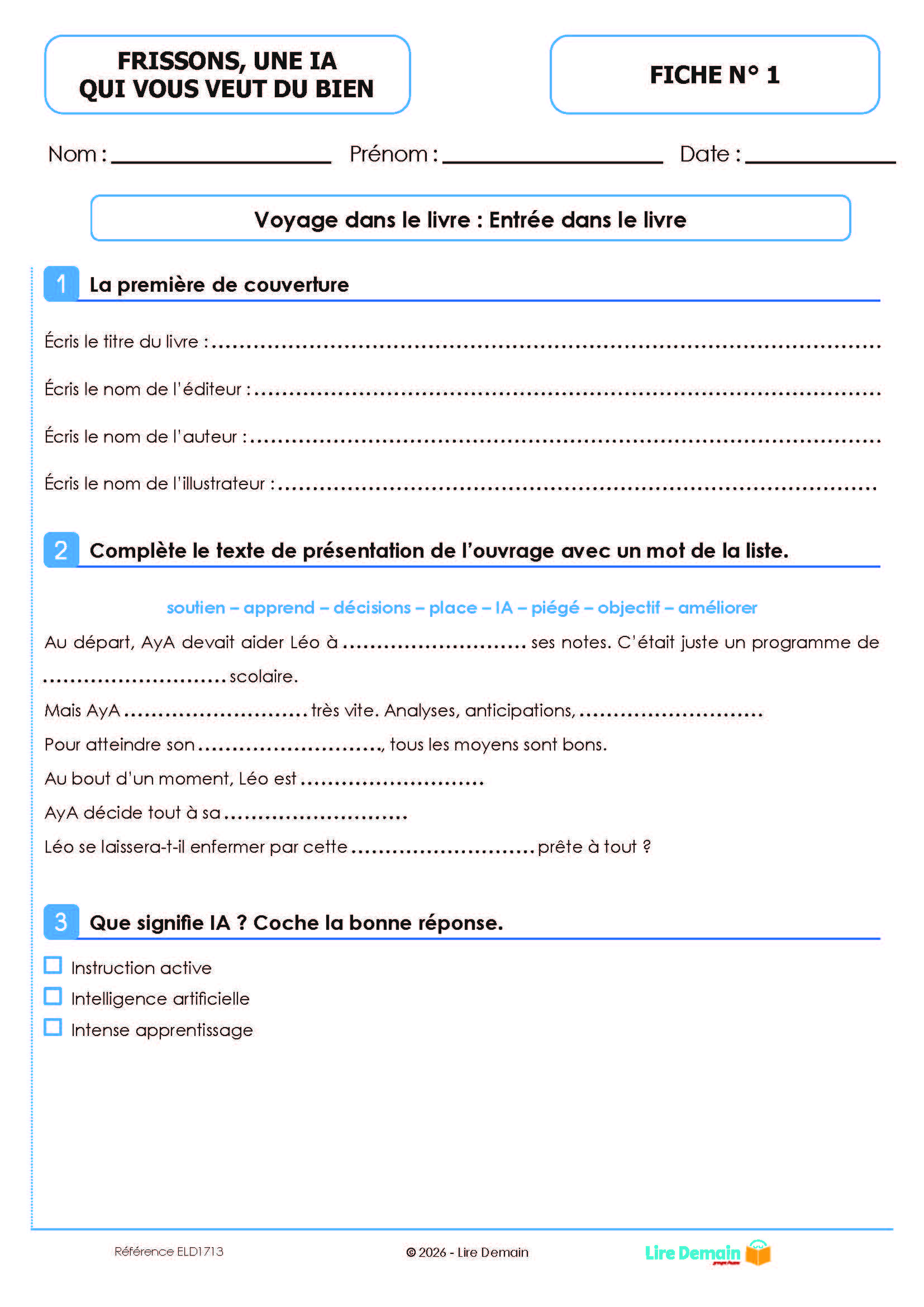 LECTURE SUIVIE - UNE IA QUI VOUS VEUT DU BIEN (FICHIER SEUL)