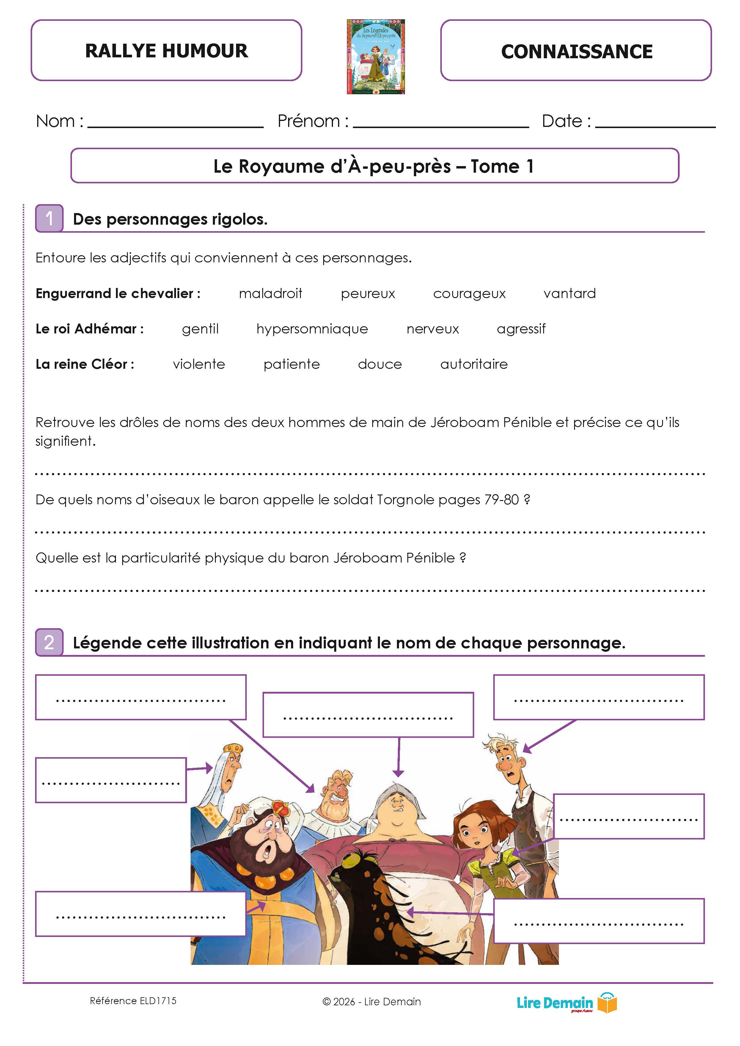 RALLYE LECTURE HUMOUR CM (FICHIER SEUL)