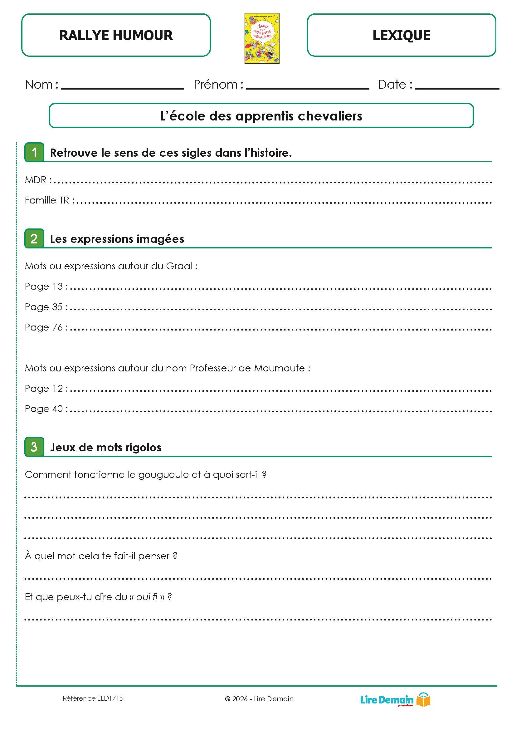 RALLYE LECTURE HUMOUR CM (FICHIER SEUL)