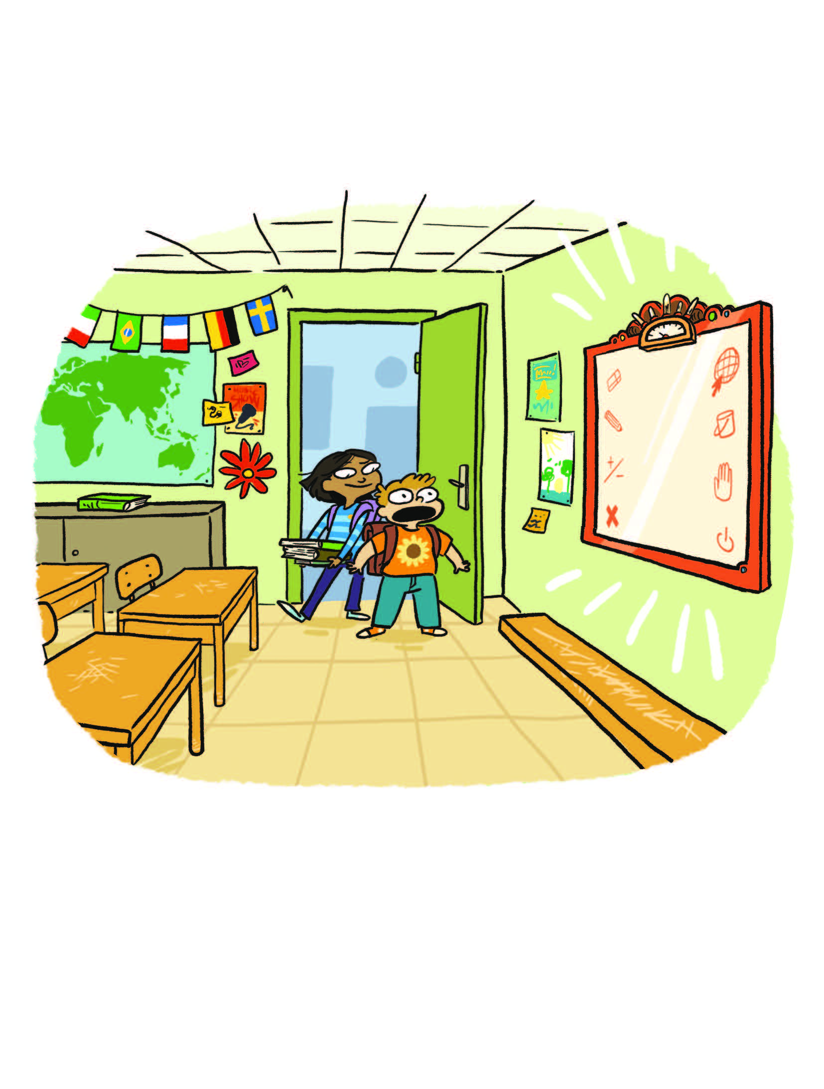 PANIQUE CHEZ LES DINOS ! LE TABLEAU MAGIQUE