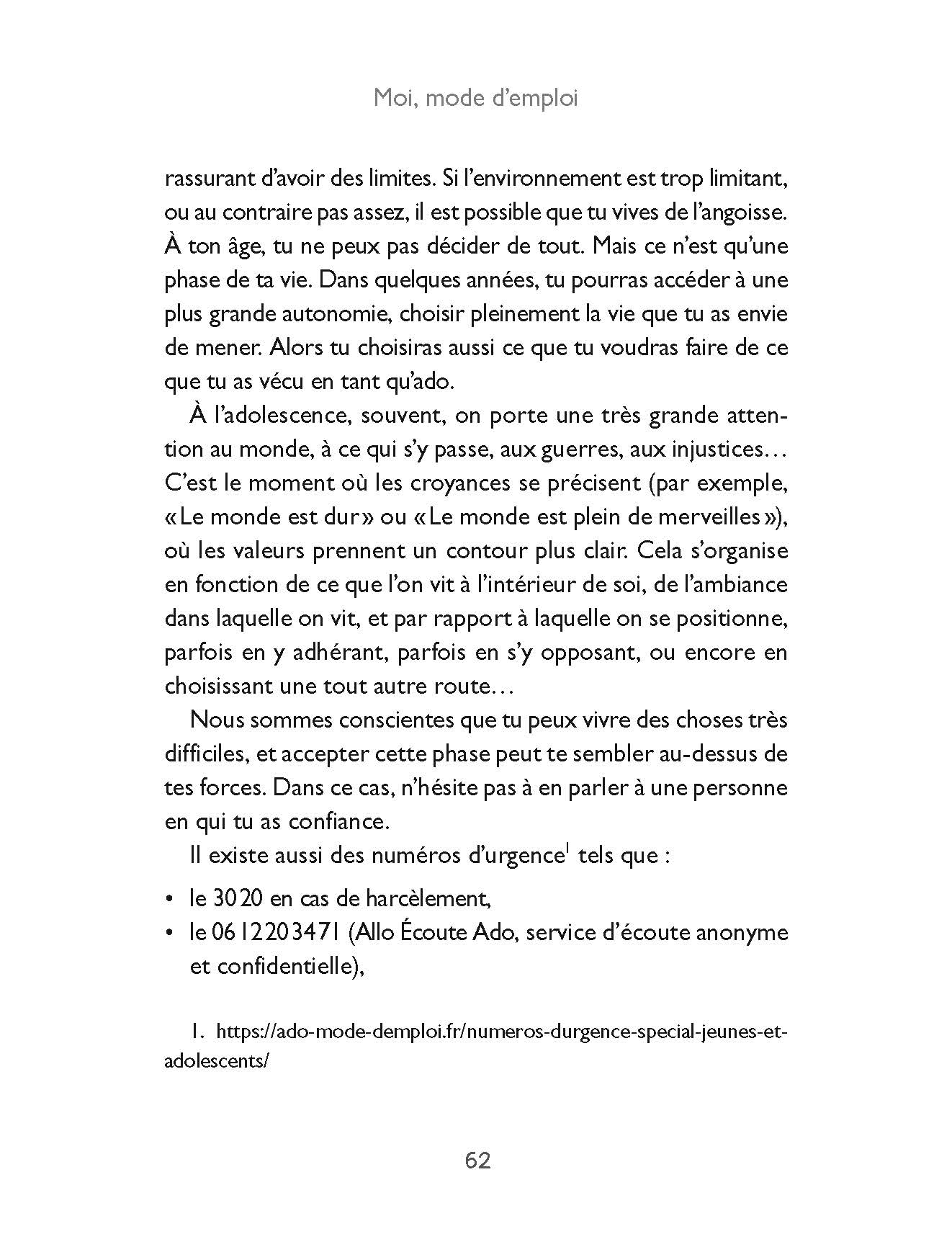MOI, MODE D MOI, MODE D