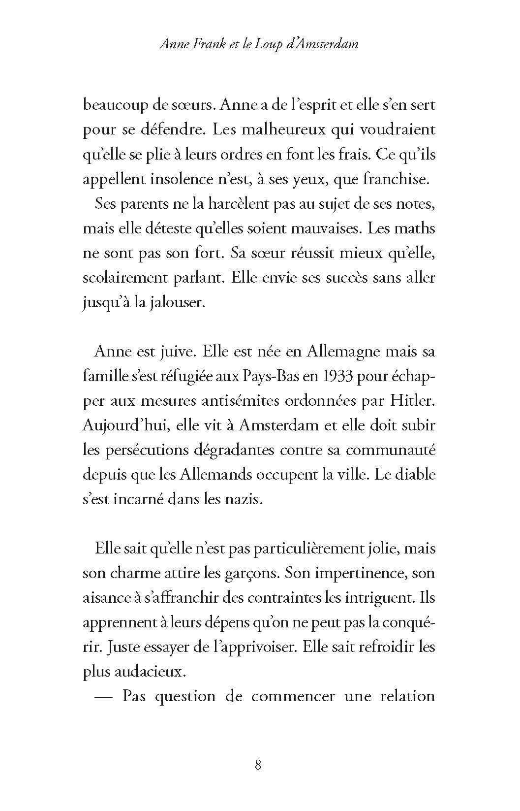 ANNE FRANK ET LE LOUP D