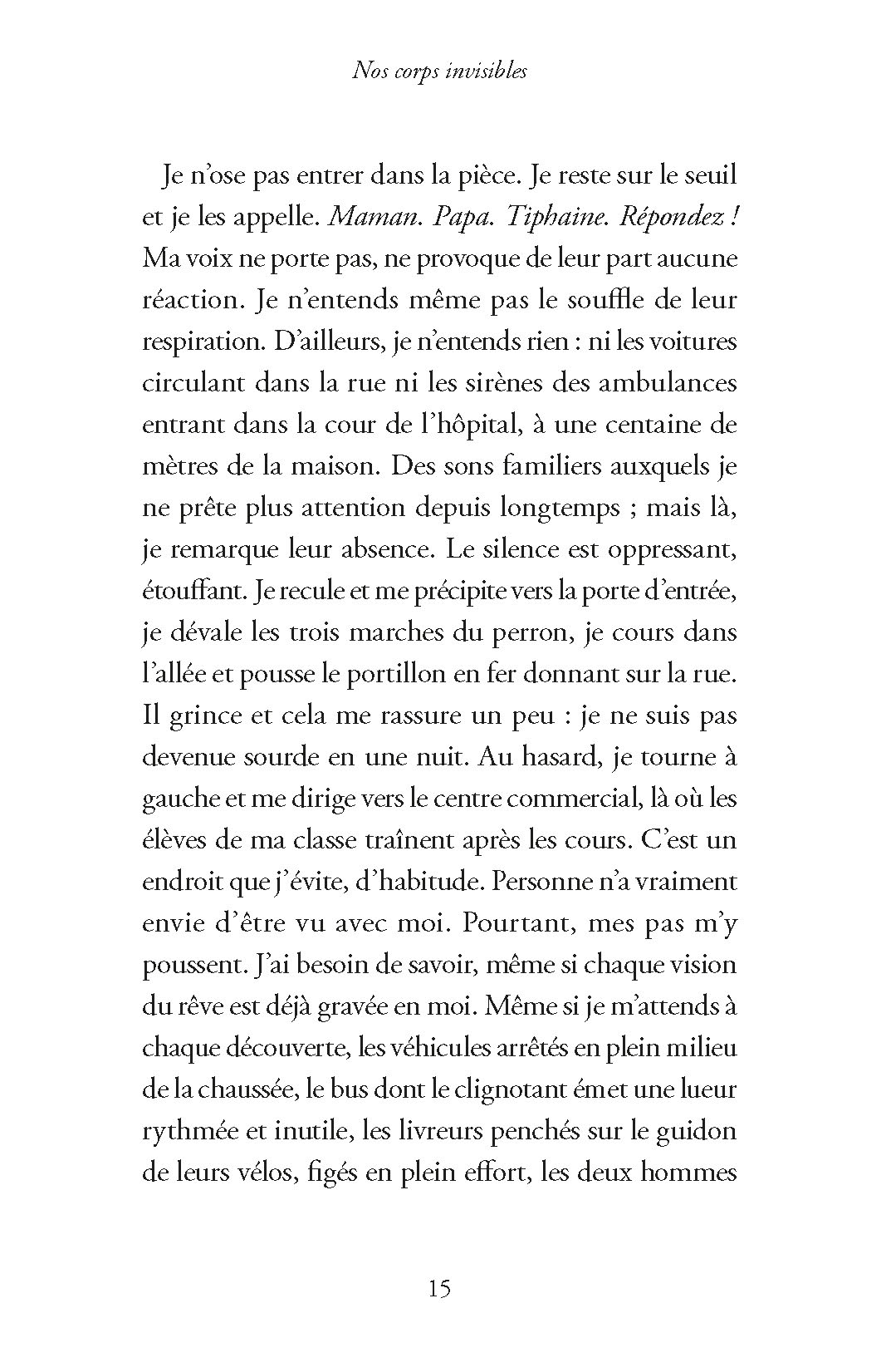 NOS CORPS INVISIBLES