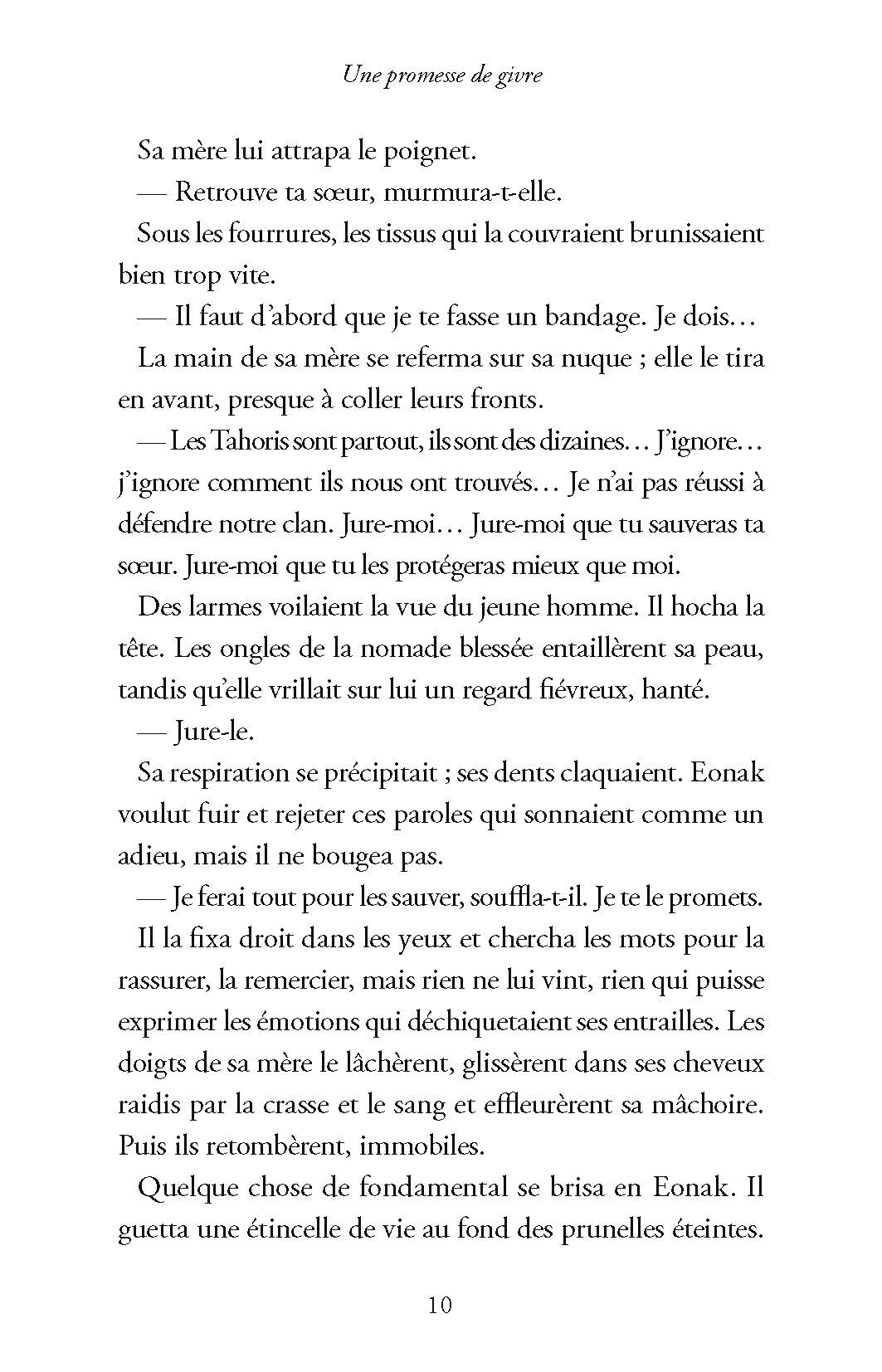 UNE PROMESSE DE GIVRE UNE PROMESSE DE GIVRE