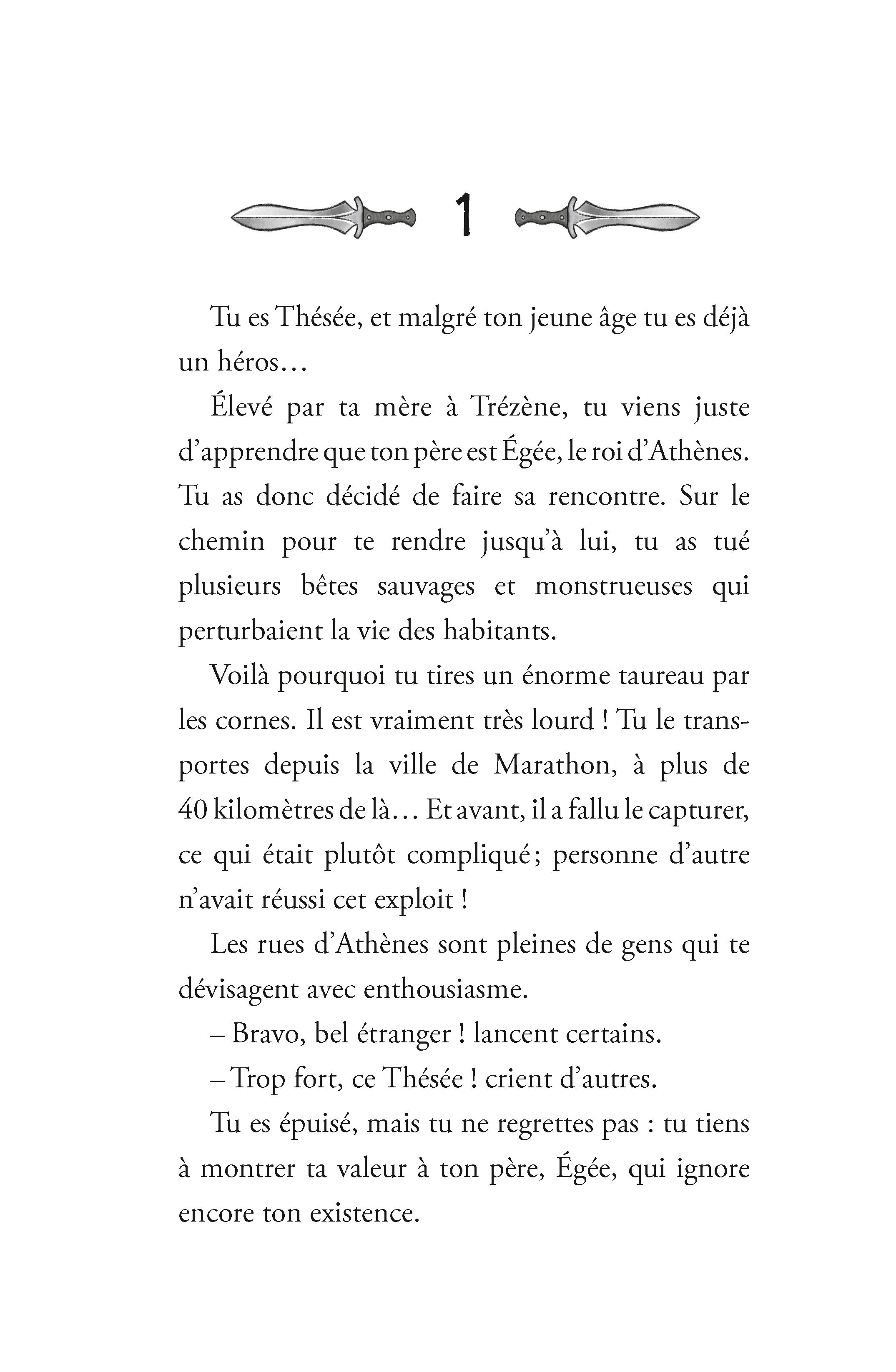 TOI, THESEE CONTRE LE MINOTAURE