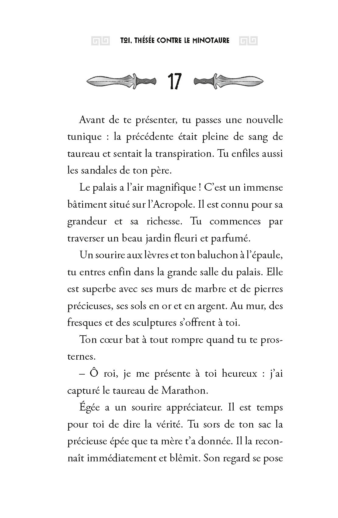 TOI, THESEE CONTRE LE MINOTAURE