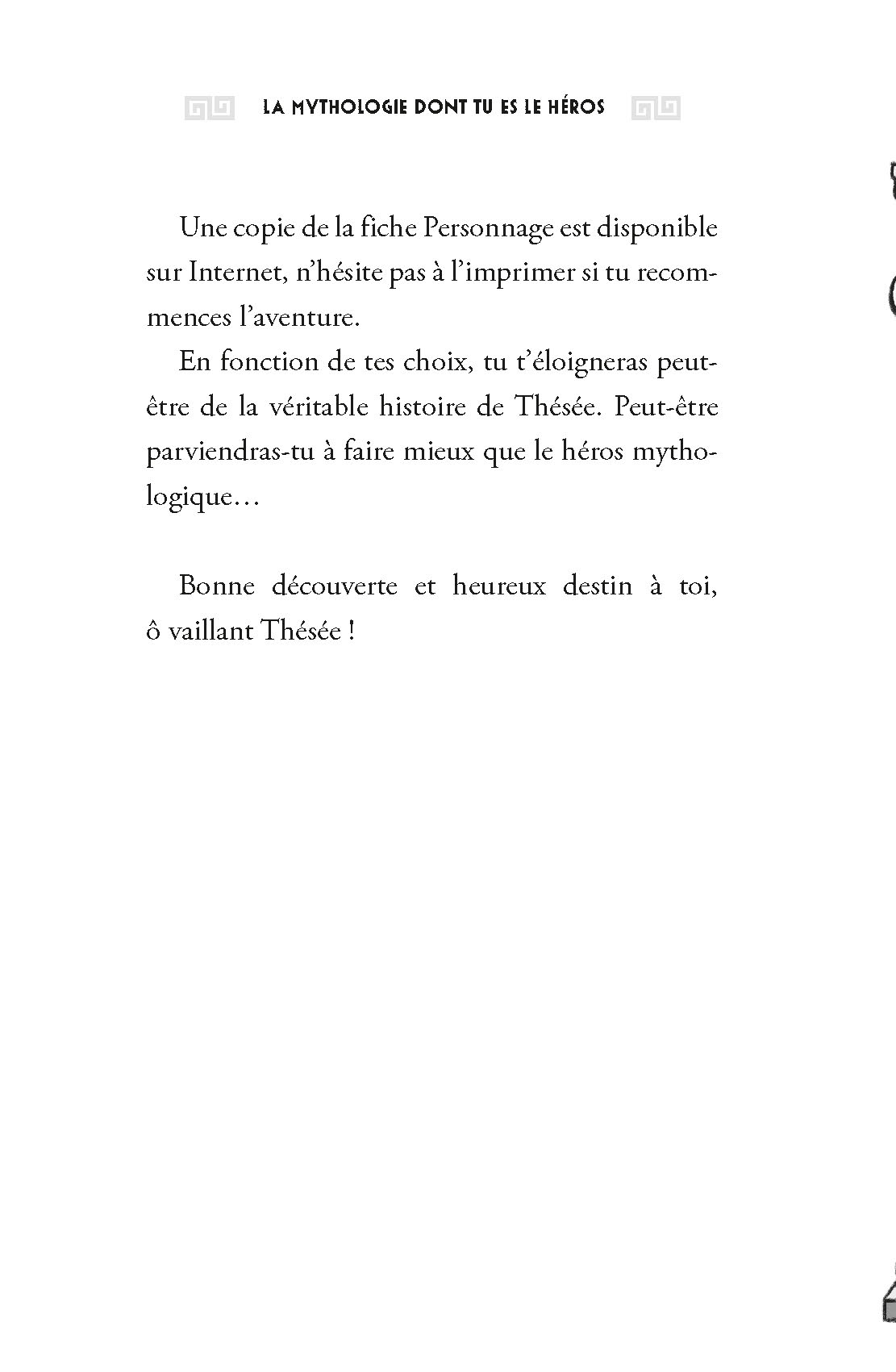 TOI, THESEE CONTRE LE MINOTAURE