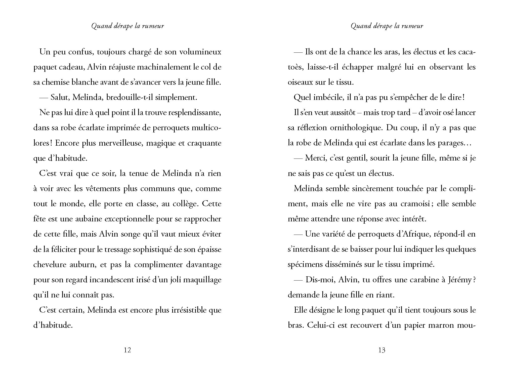 QUAND DERAPE LA RUMEUR