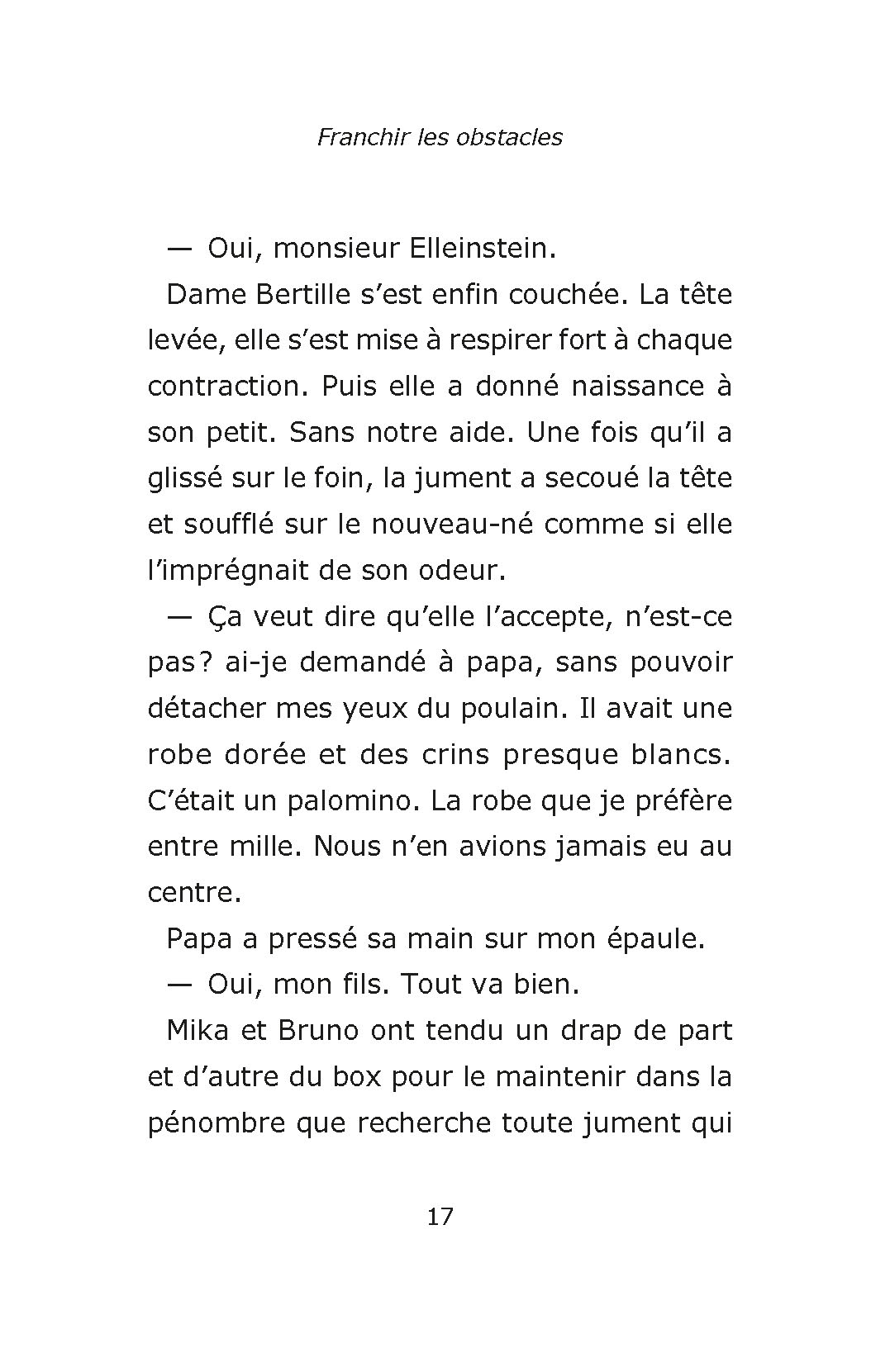 FRANCHIR LES OBSTACLES