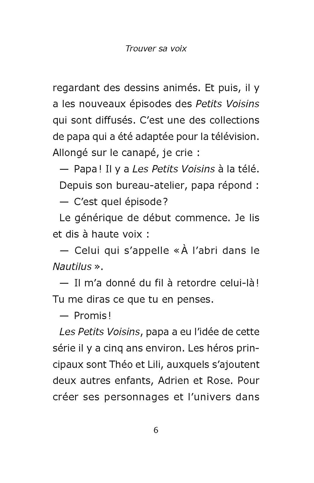 TROUVER SA VOIX