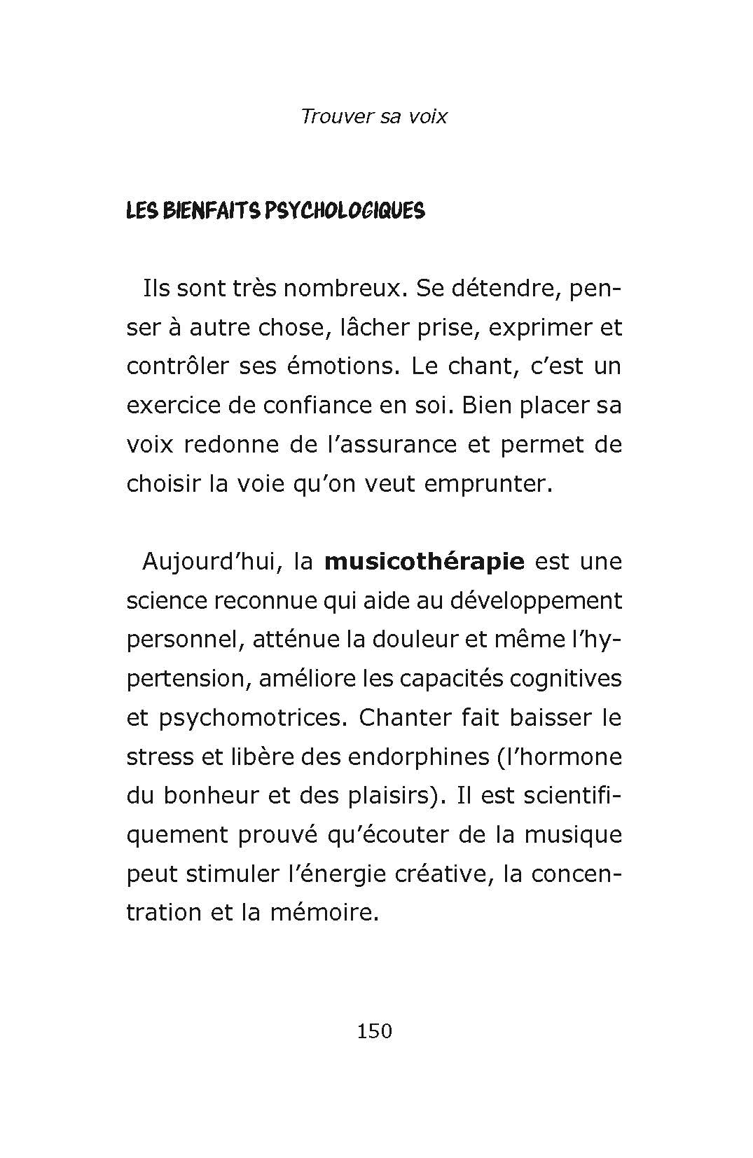 TROUVER SA VOIX