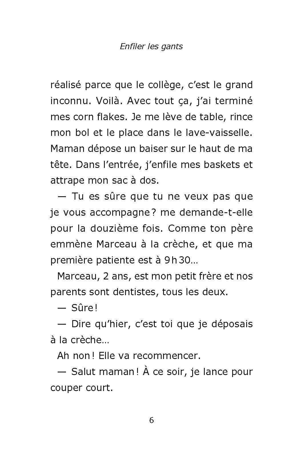 ENFILER LES GANTS