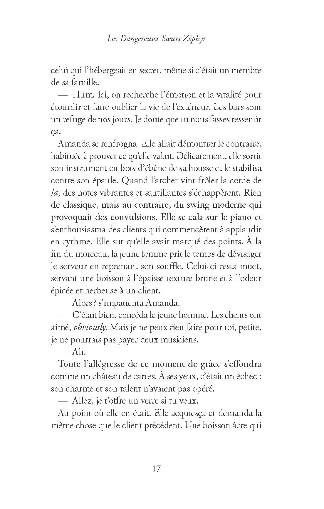 LES DANGEREUSES SOEURS ZEPHYR