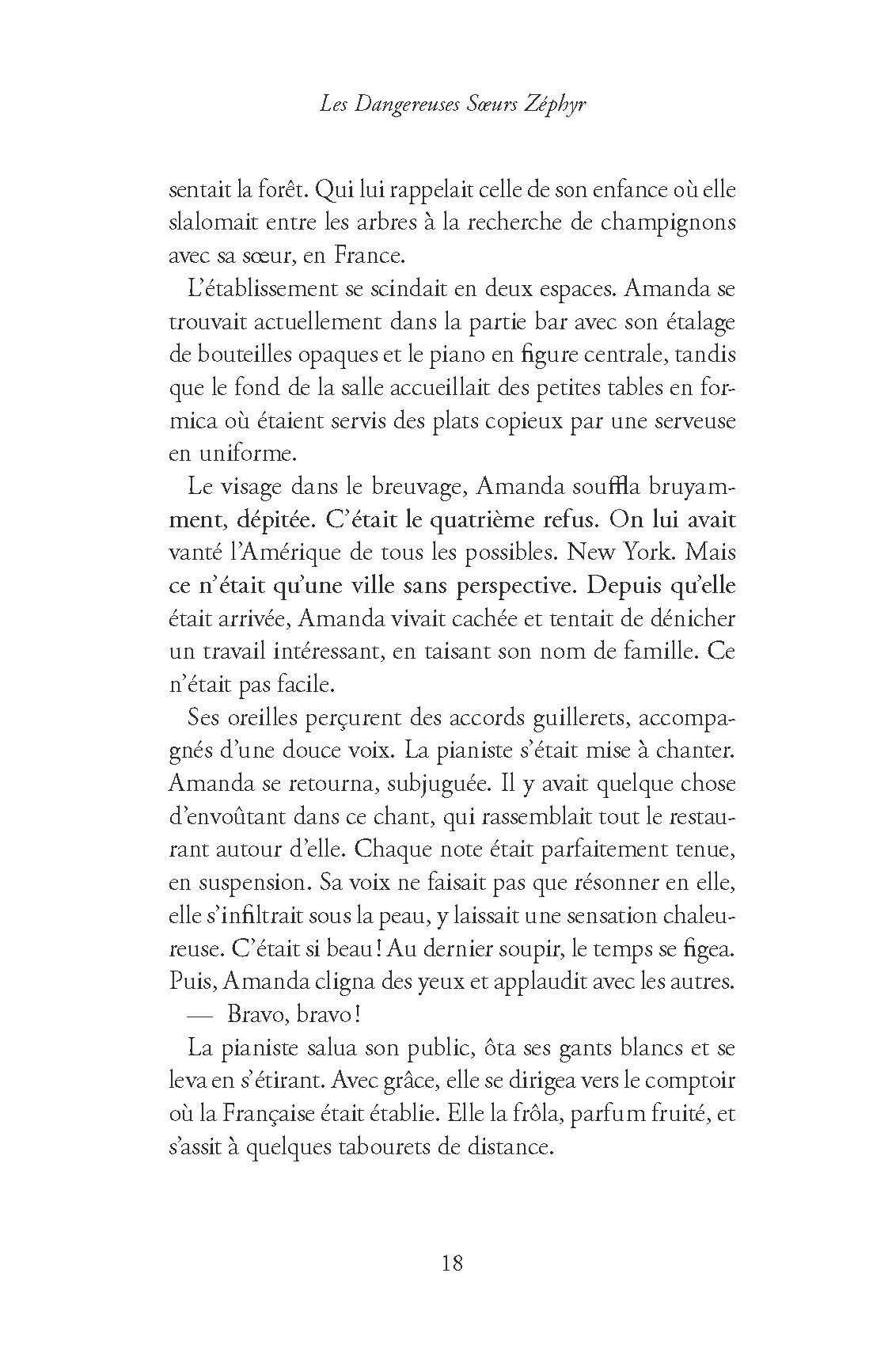 LES DANGEREUSES SOEURS ZEPHYR