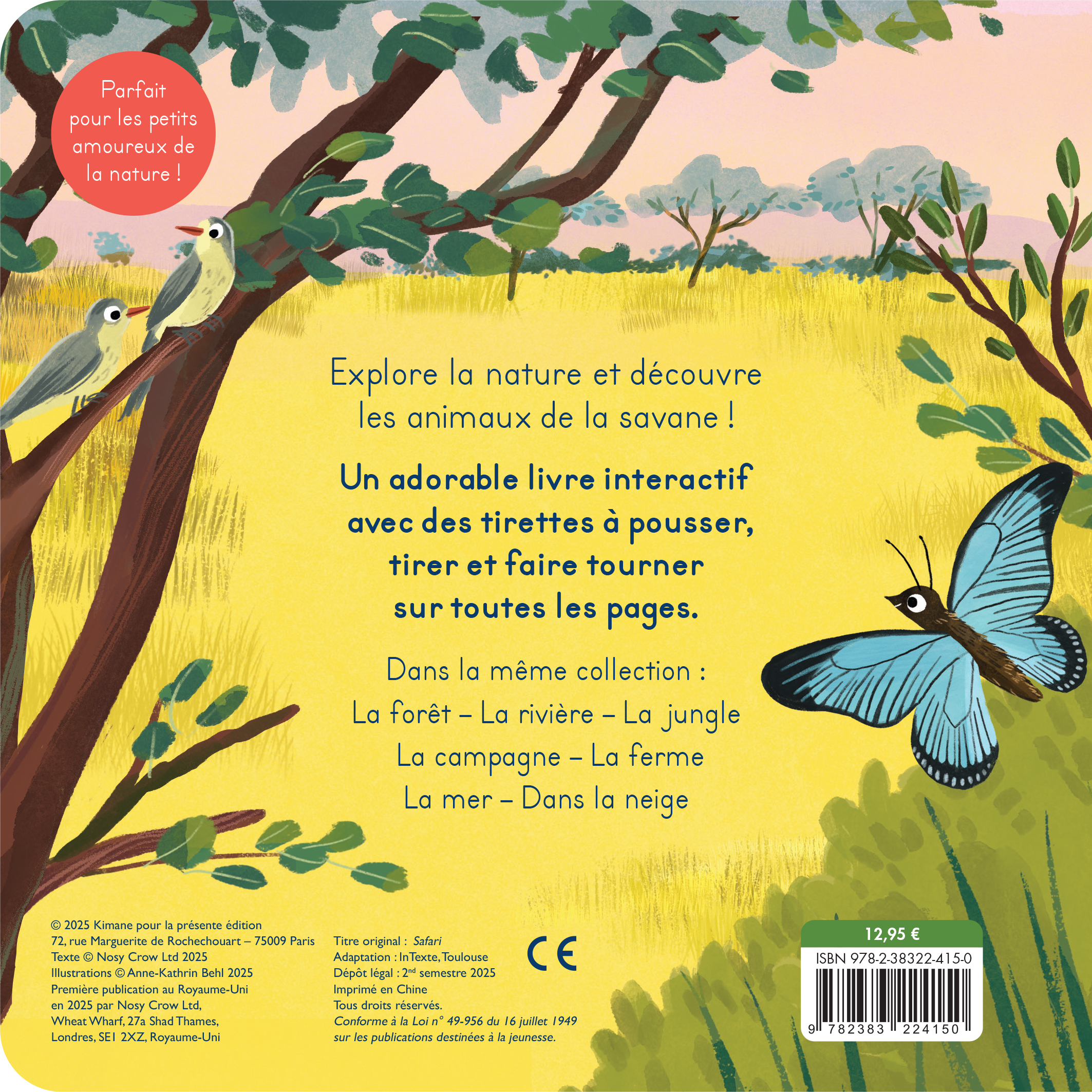 LA SAVANE - AVEC DES TIRETTES A CHAQUE PAGE !
