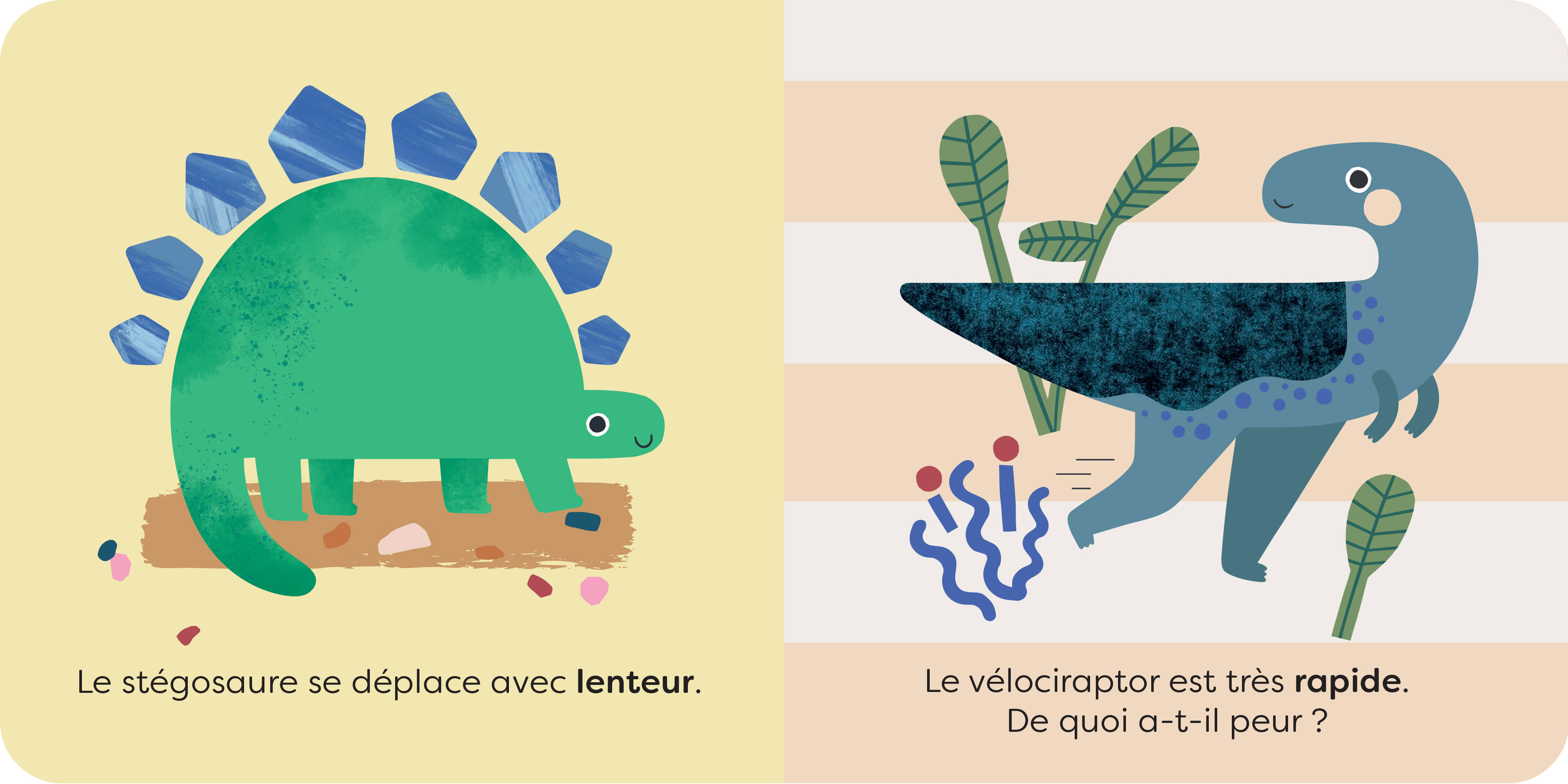 LES DINOSAURES - A LA DECOUVERTE DES CONTRAIRES