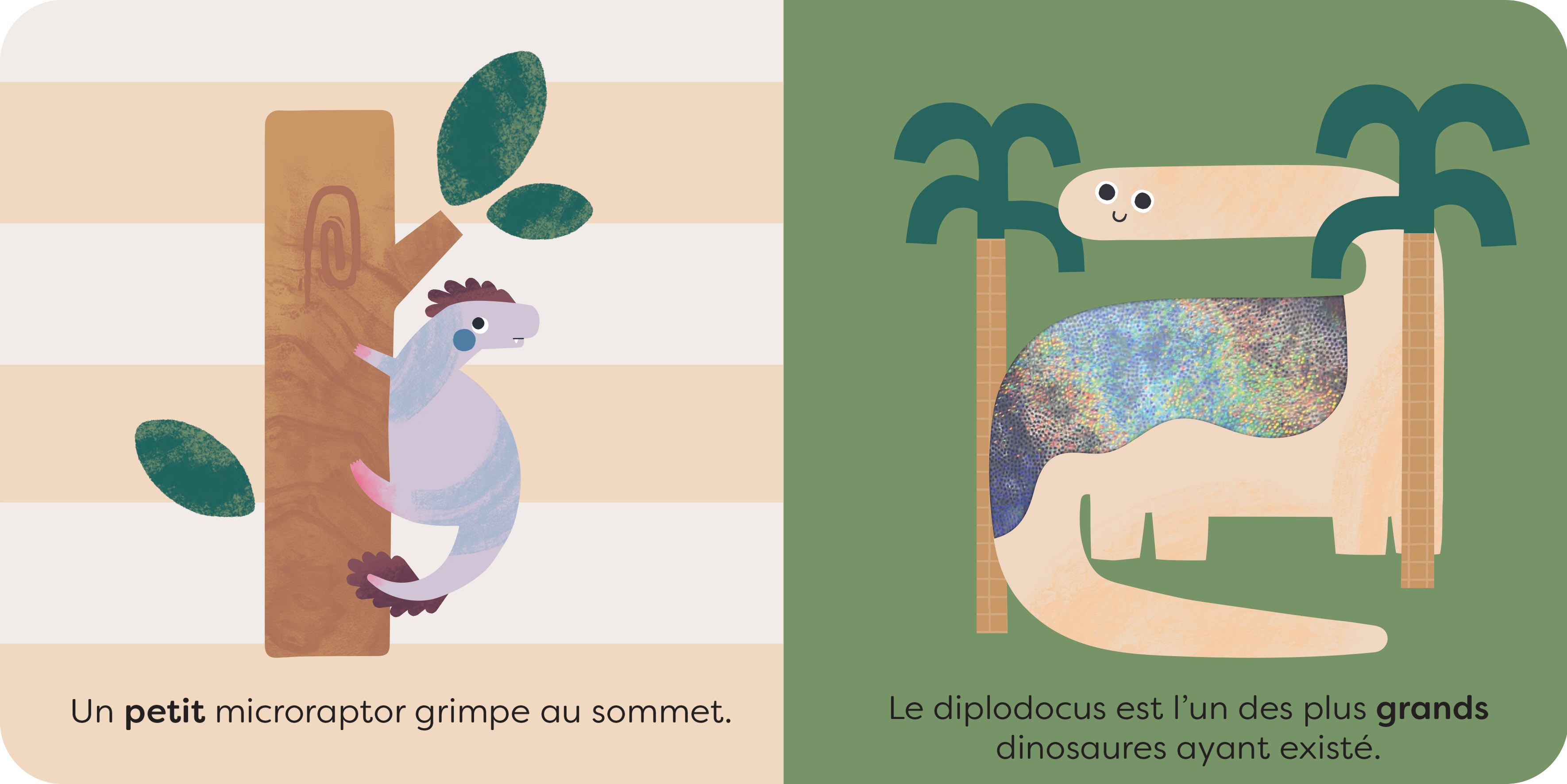 LES DINOSAURES - A LA DECOUVERTE DES CONTRAIRES LES DINOSAURES - A LA DECOUVERTE DES CONTRAIRES