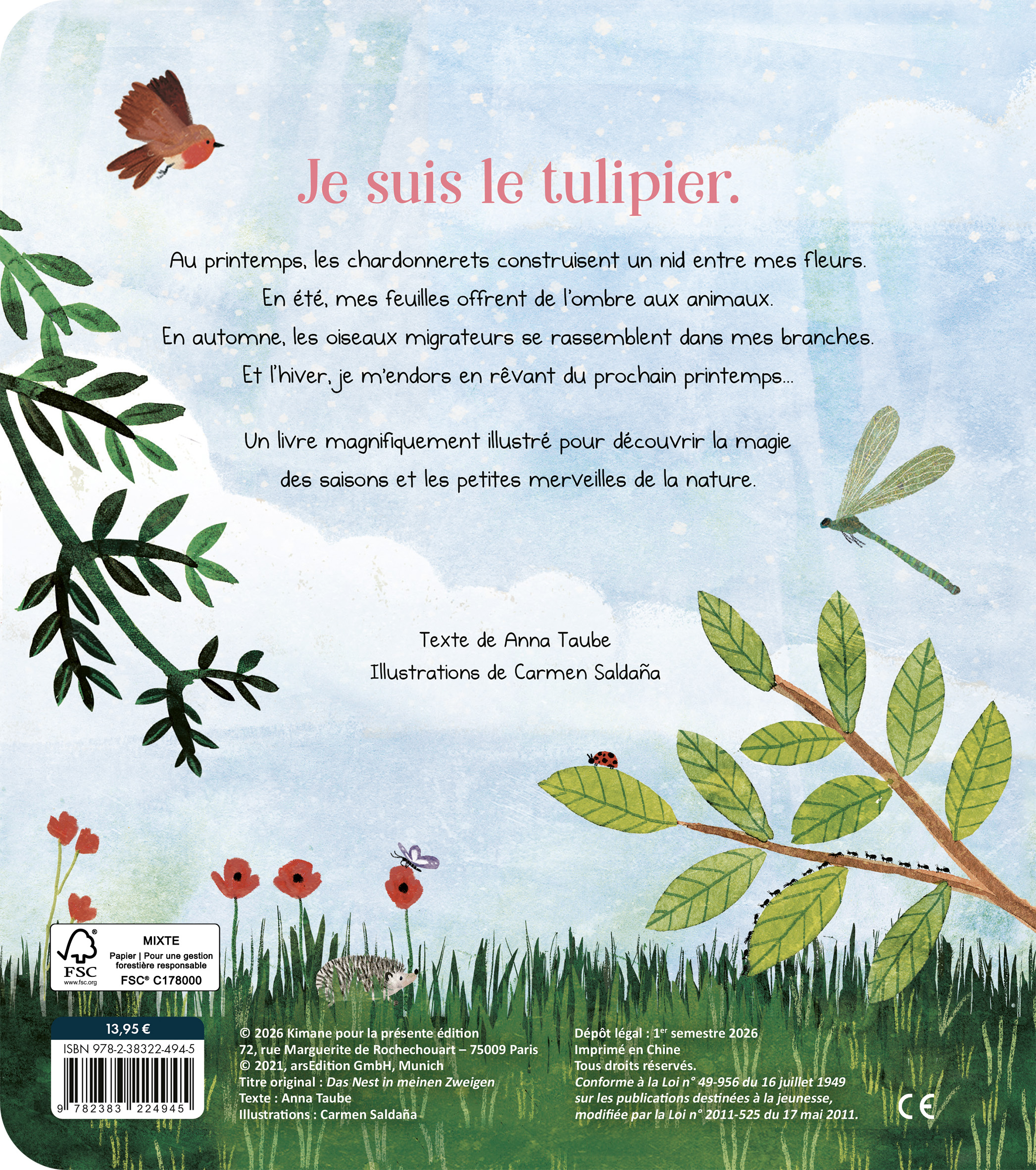 UNE ANNEE ENTRE MES BRANCHES - QUATRE SAISONS DANS LA VIE D