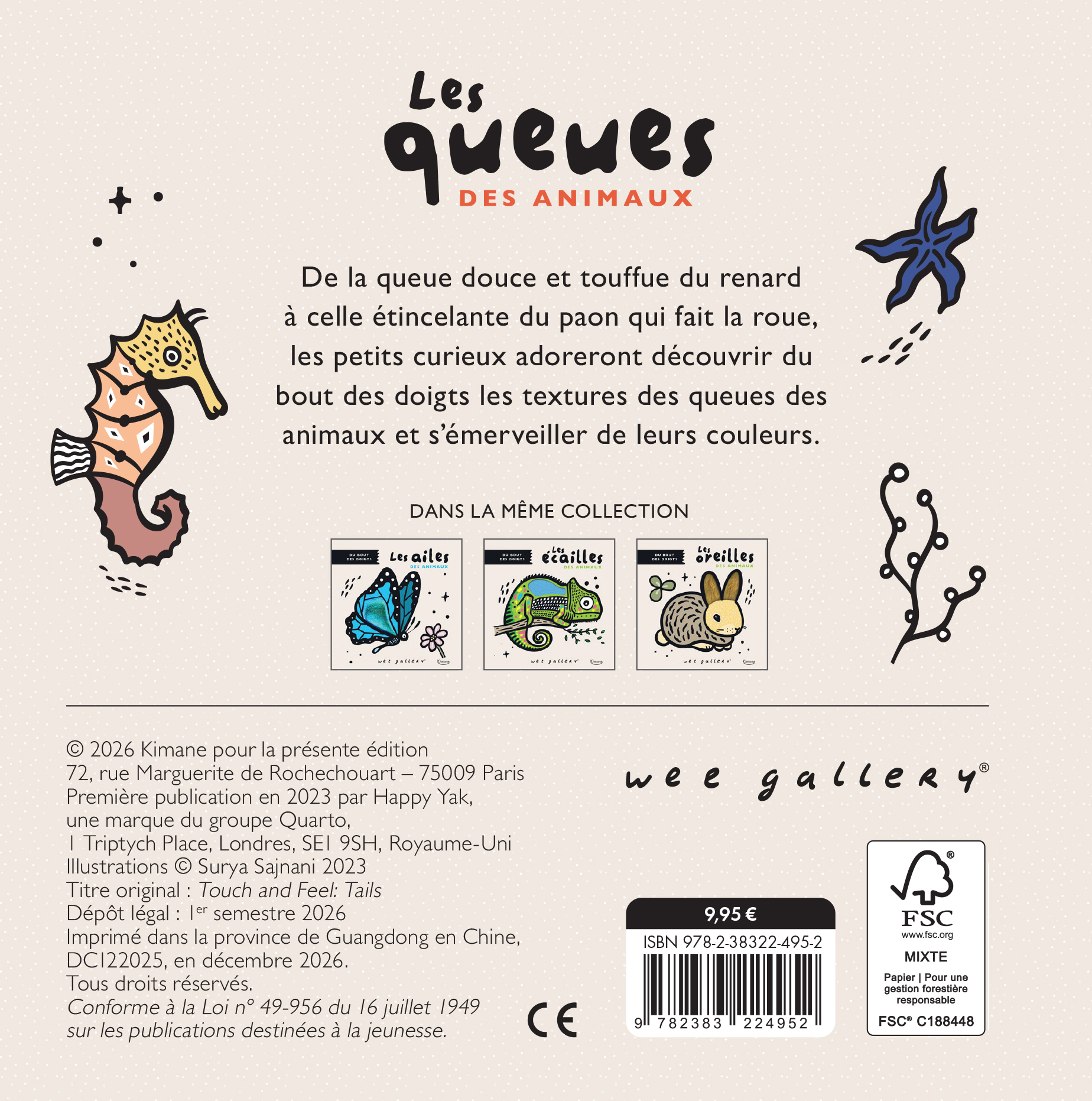  DU BOUT DES DOIGTS - LES QUEUES DES ANIMAUX 