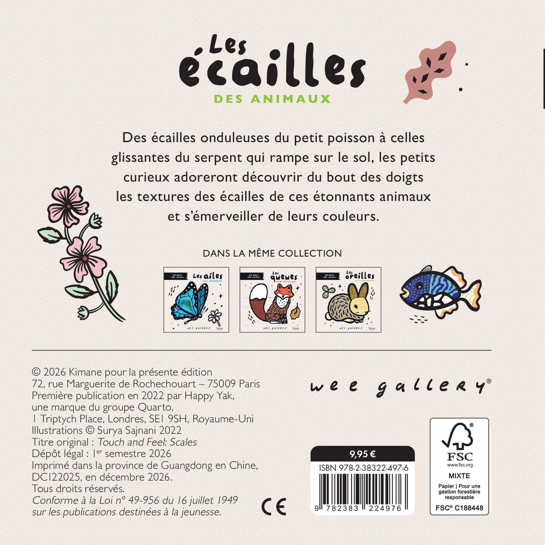 DU BOUT DES DOIGTS - LES ECAILLES DES ANIMAUX