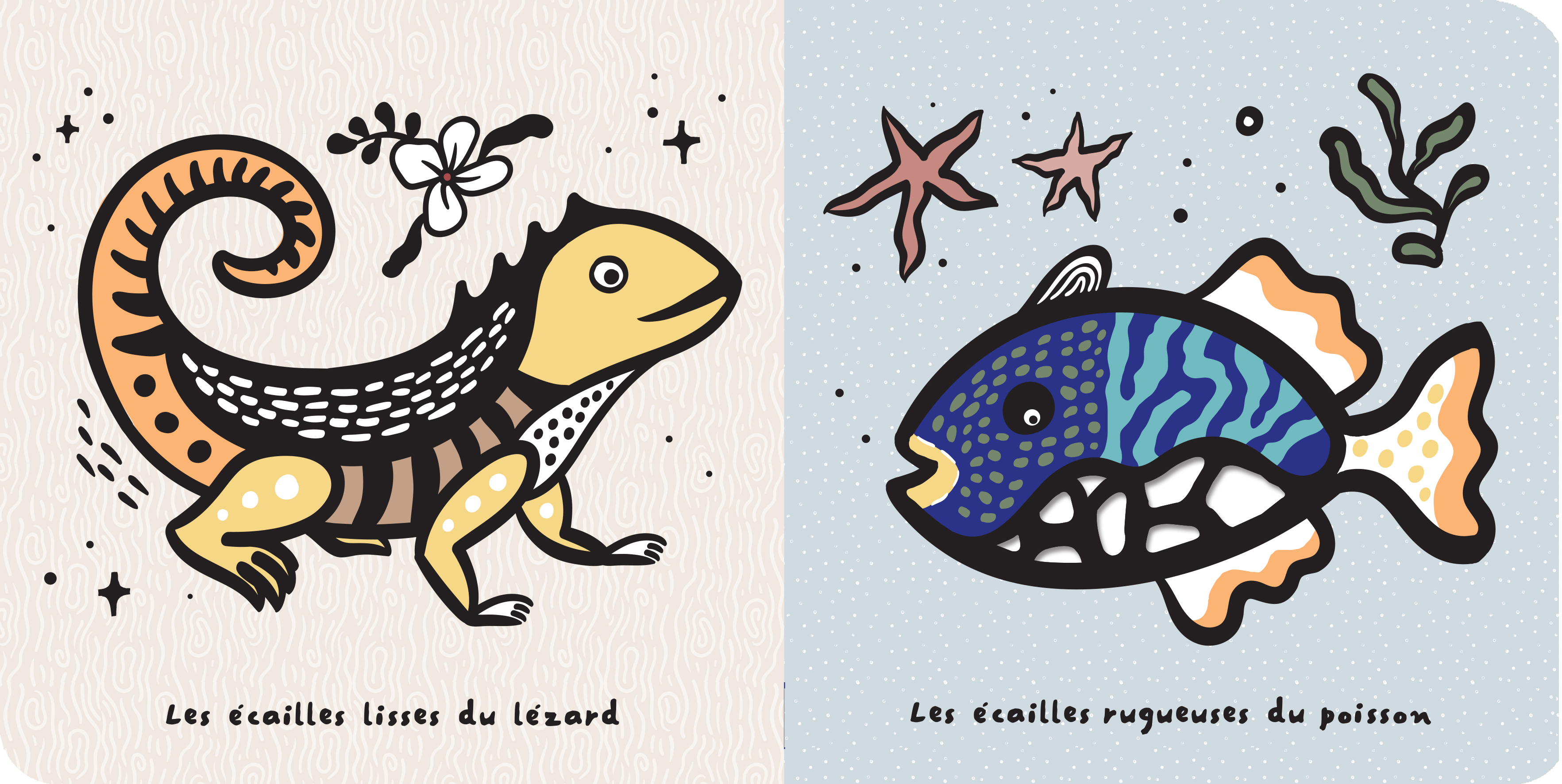 DU BOUT DES DOIGTS - LES ECAILLES DES ANIMAUX