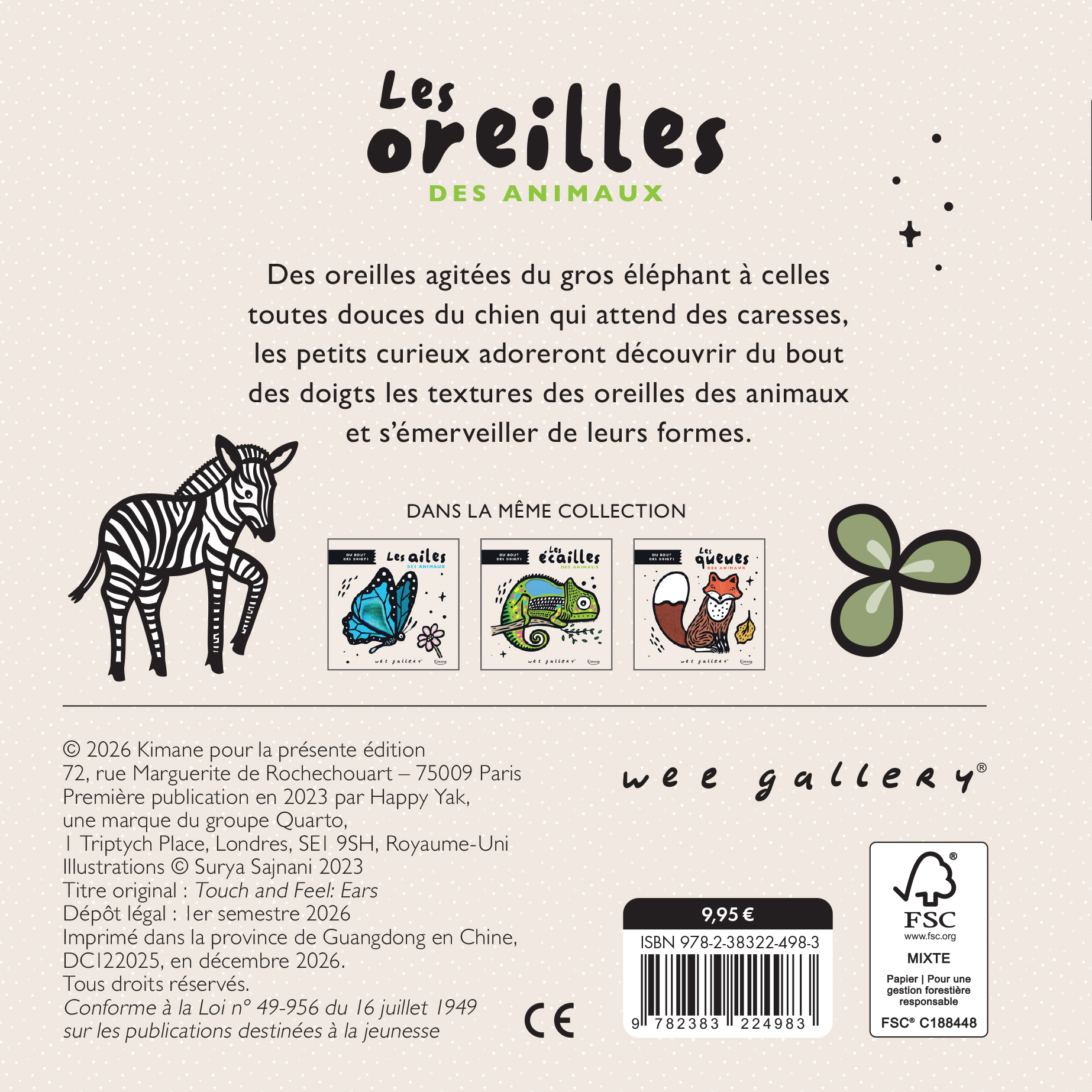 DU BOUT DES DOIGTS - LES OREILLES DES ANIMAUX DU BOUT DES DOIGTS - LES OREILLES DES ANIMAUX