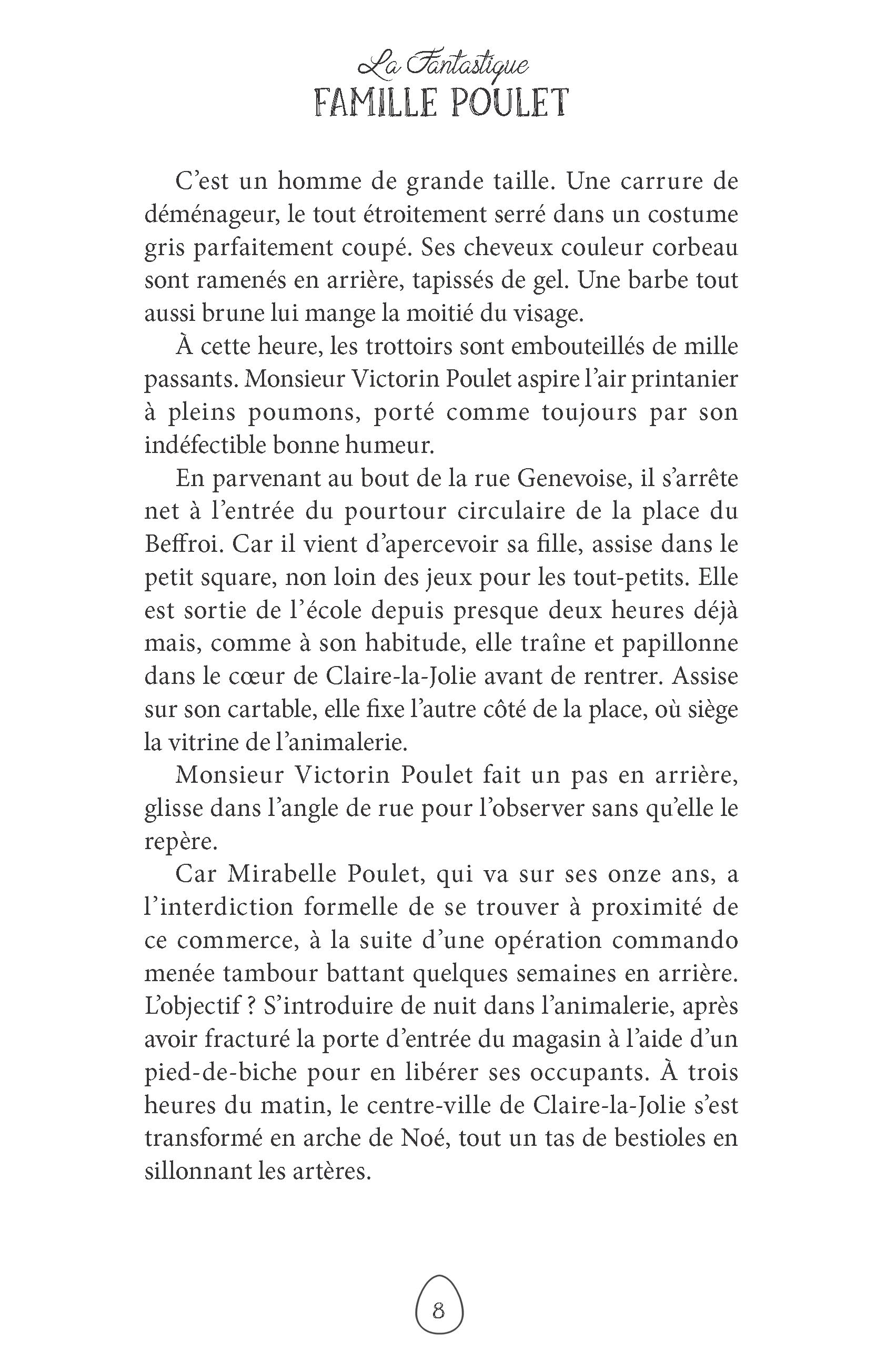 LA FANTASTIQUE FAMILLE POULET T1 MAISON HANTEE ET GALLINACES
