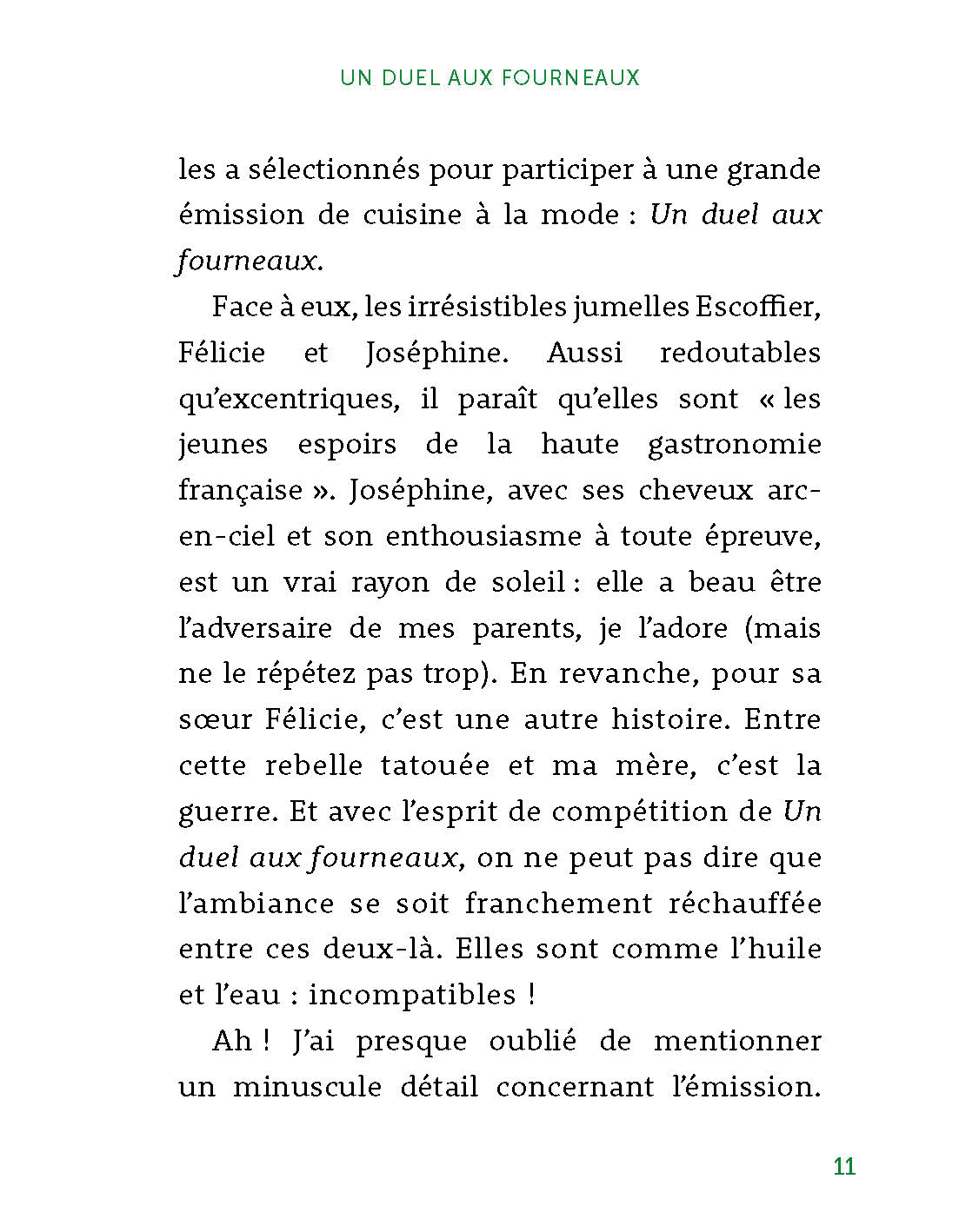 ENQUETE AU MENU ! LE PRODIGE D