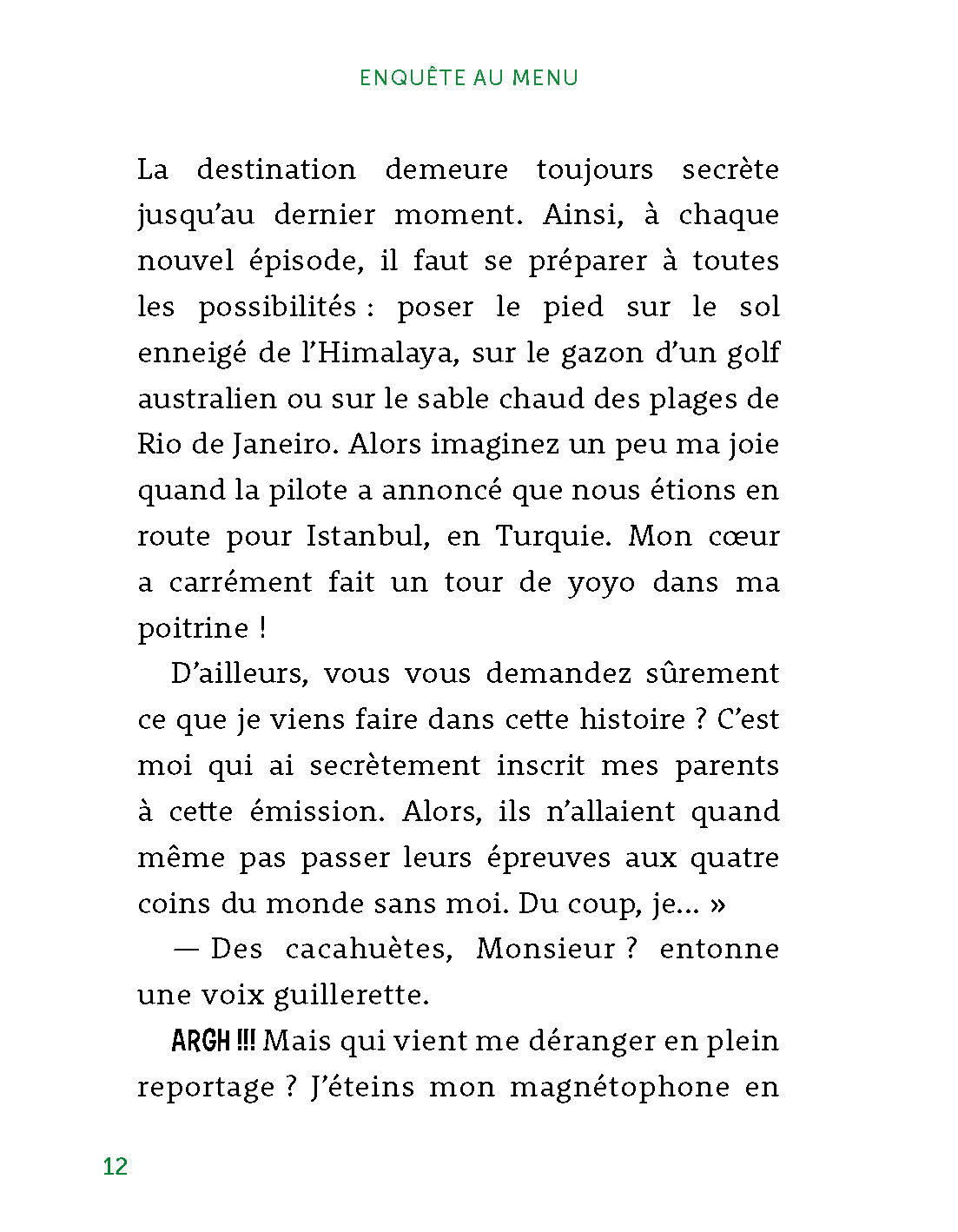 ENQUETE AU MENU ! LE PRODIGE D