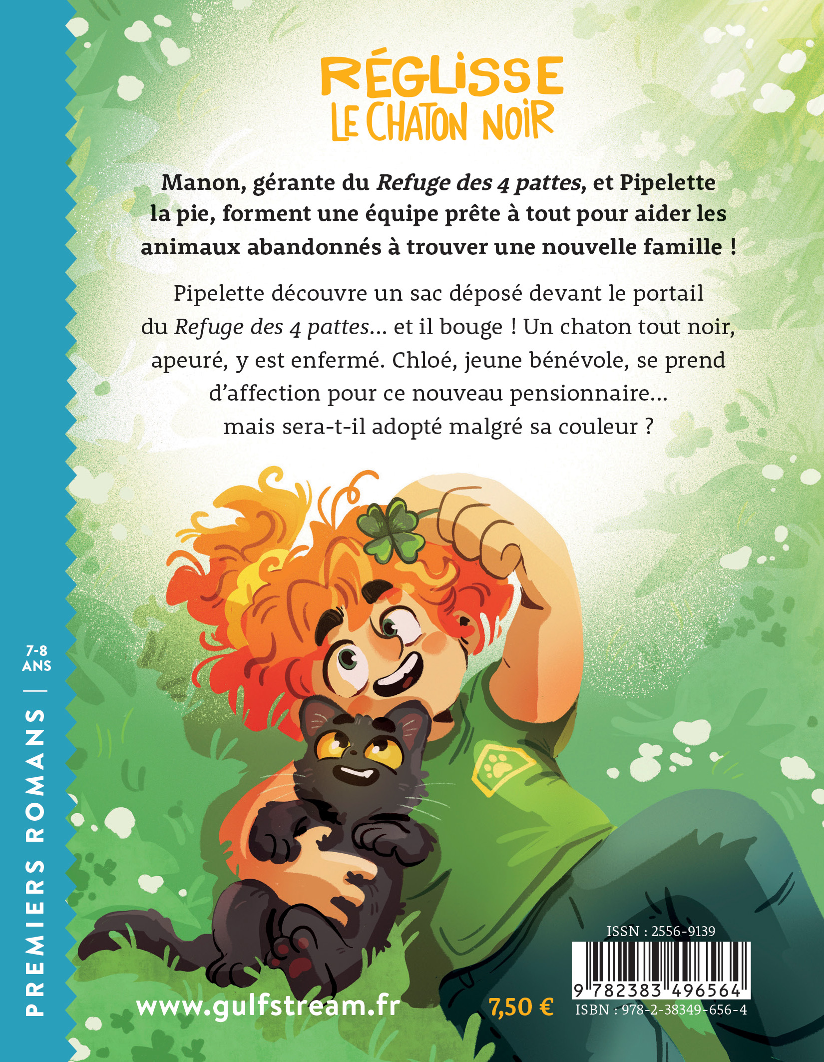 LE REFUGE DES 4 PATTES - REGLISSE, LE CHATON NOIR