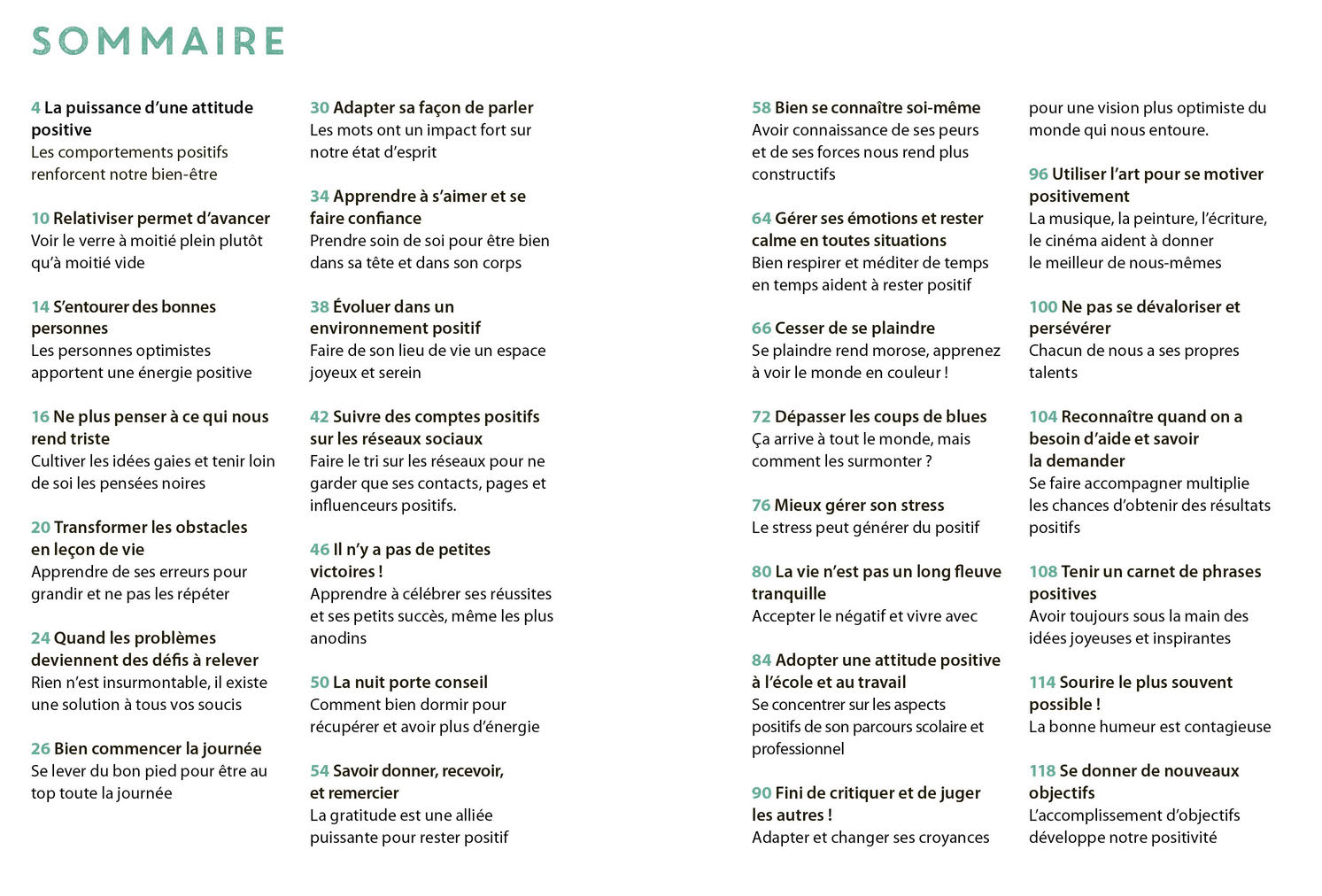 BE POSITIVE : UN GUIDE POUR PLUS DE JOIE