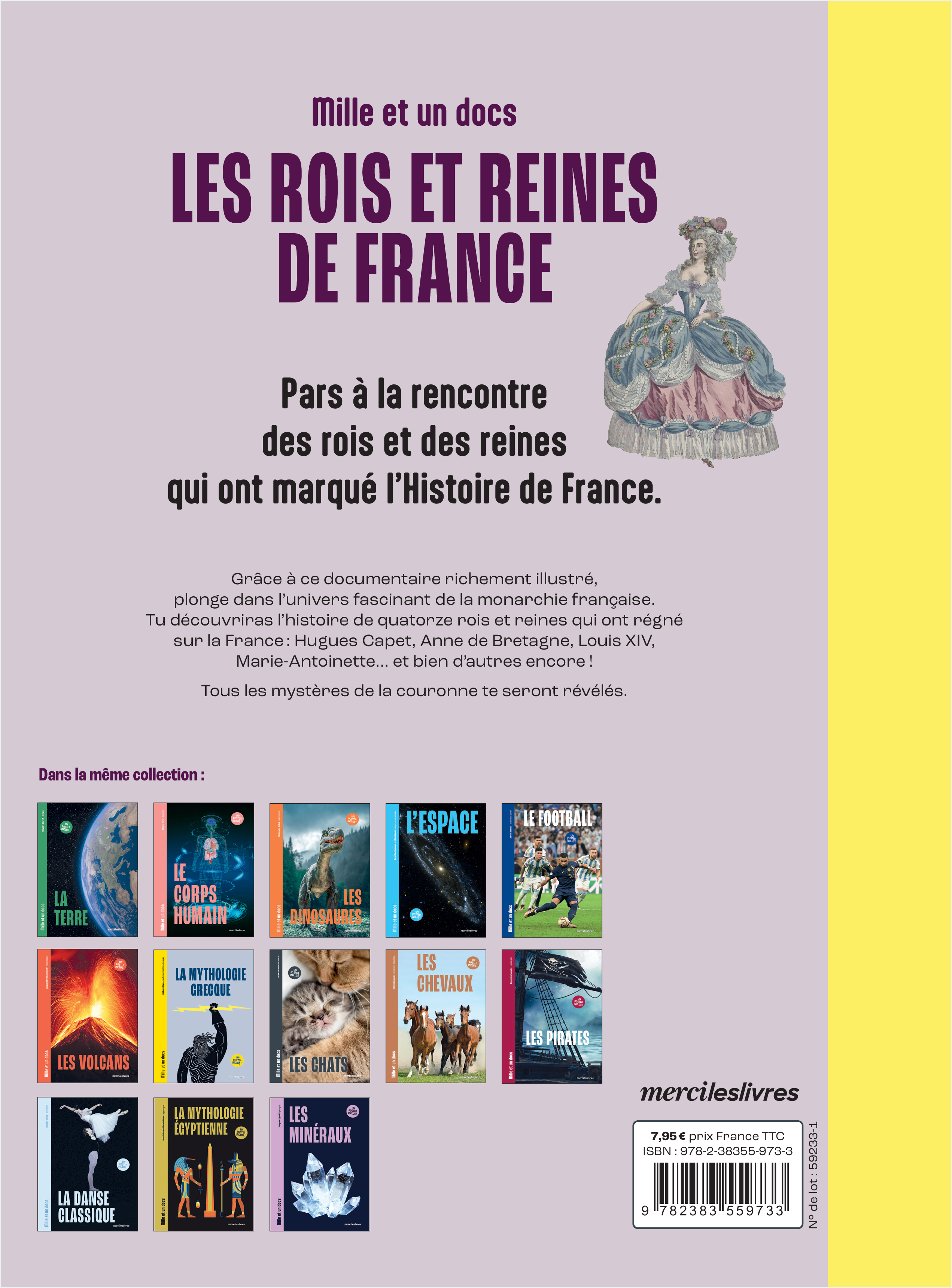 LES ROIS ET REINES DE FRANCE - MILLE ET UN DOCS