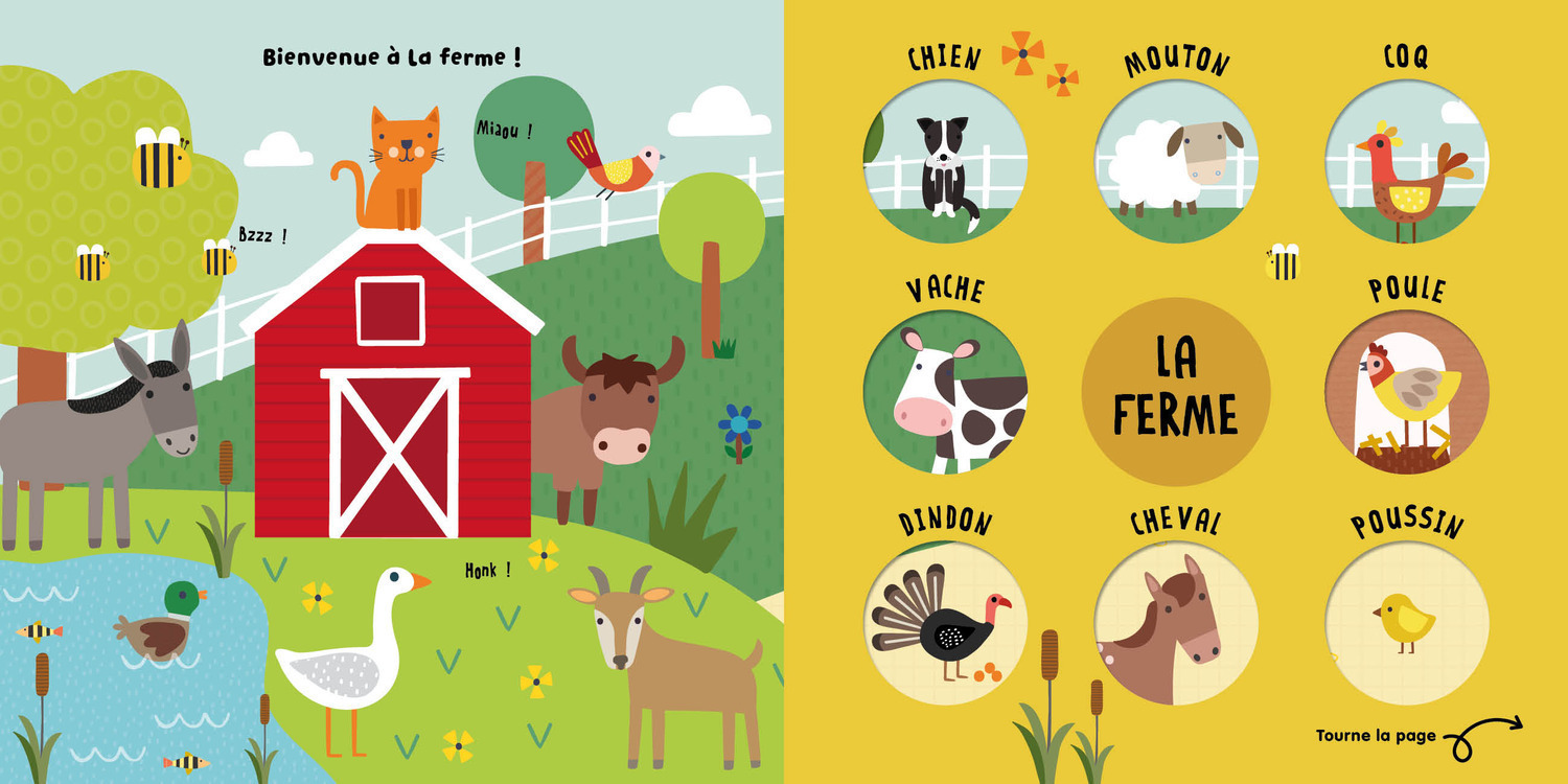 ANIMAUX PETITS ET GROS - TOURNE ET DECOUVRE 