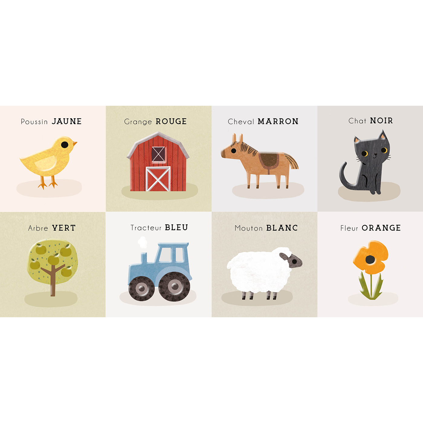 FERME - FORMES, CHIFFRES, COULEURS, PREMIERS MOTS