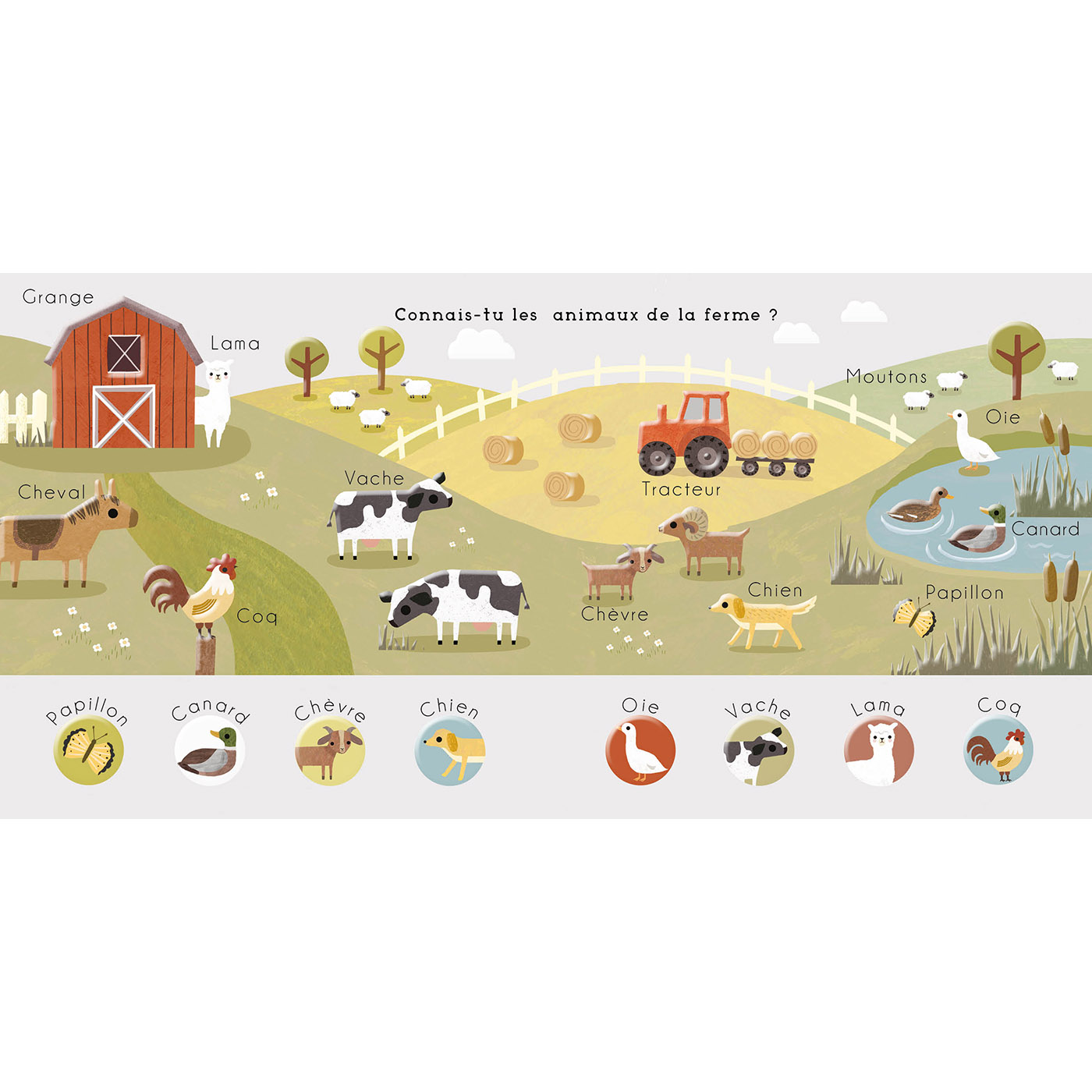 FERME - FORMES, CHIFFRES, COULEURS, PREMIERS MOTS