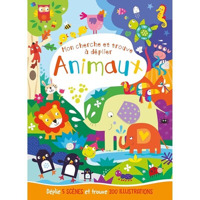 ANIMAUX - MON CHERCHE ET TROUVE A DEPLIER ANIMAUX - MON CHERCHE ET TROUVE A DEPLIER