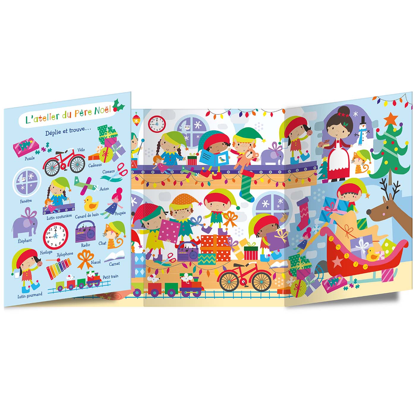 NOEL - MON CHERCHE ET TROUVE A DEPLIER