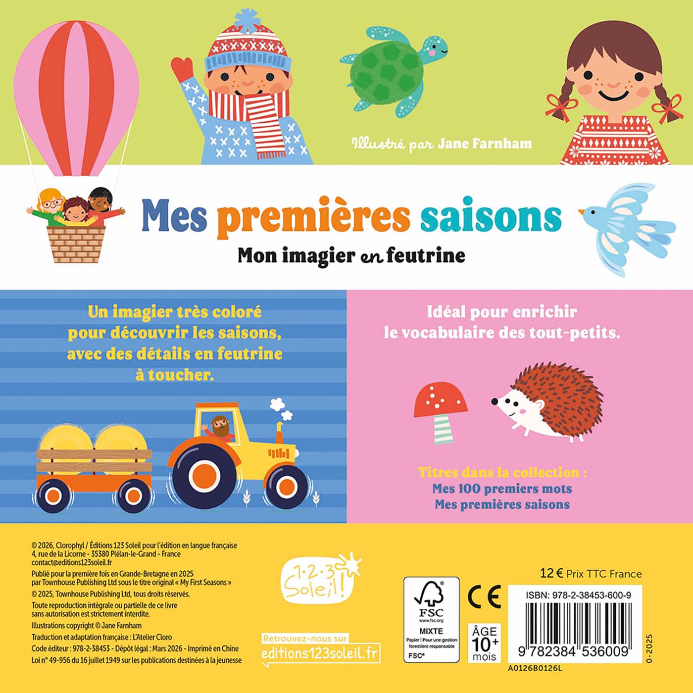 MON IMAGIER EN FEUTRINE - MES PREMIERES SAISONS