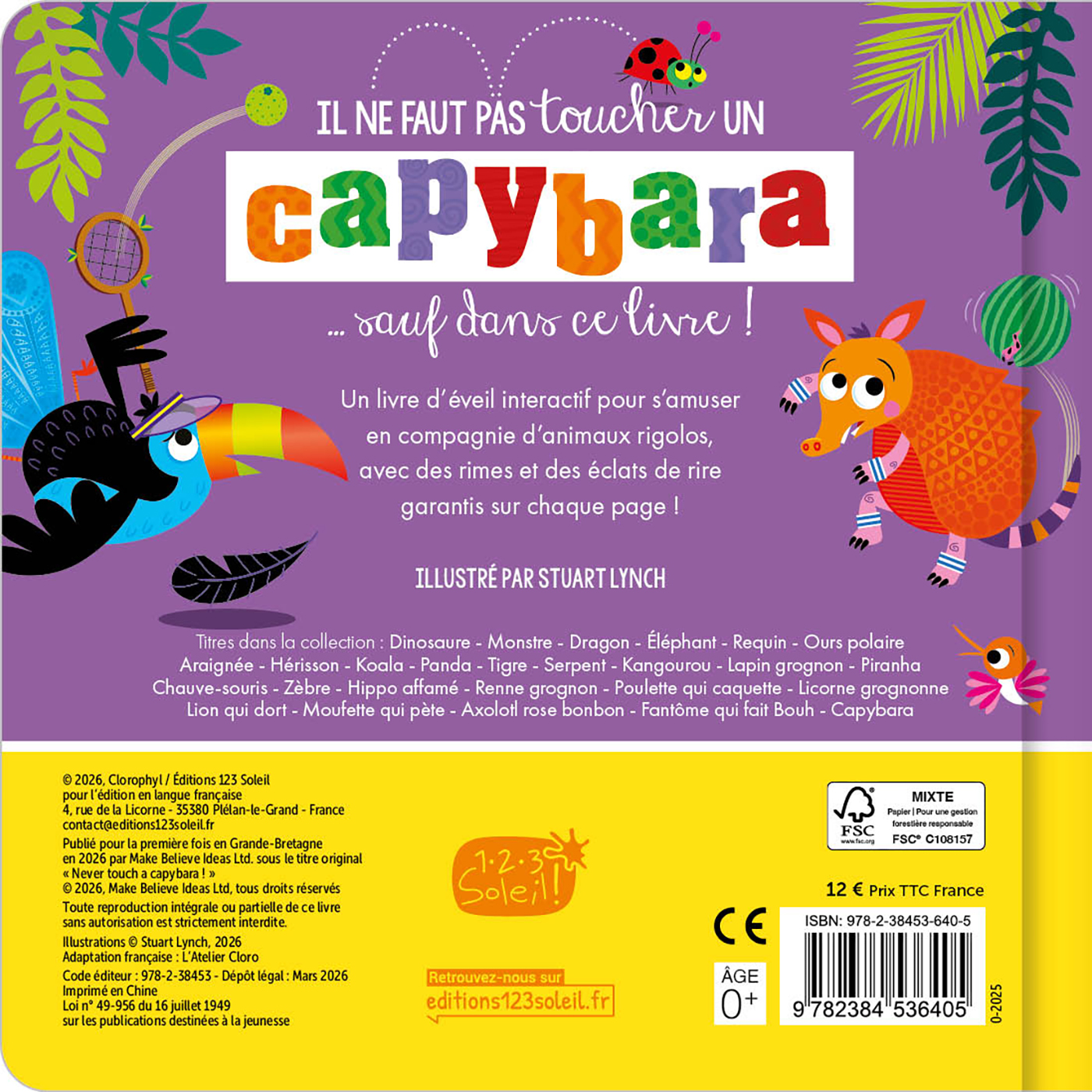 IL NE FAUT PAS TOUCHER UN CAPYBARA !