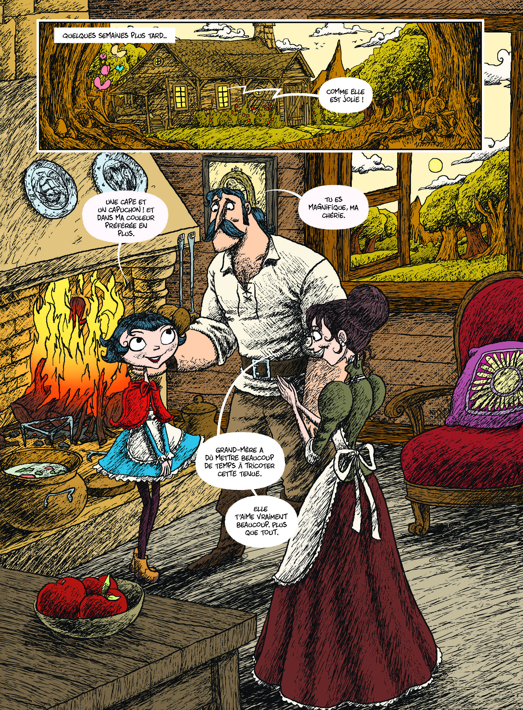 LE CAPUCHON ROUGE - LES MERVEILLEUX CONTES DE GRIMM