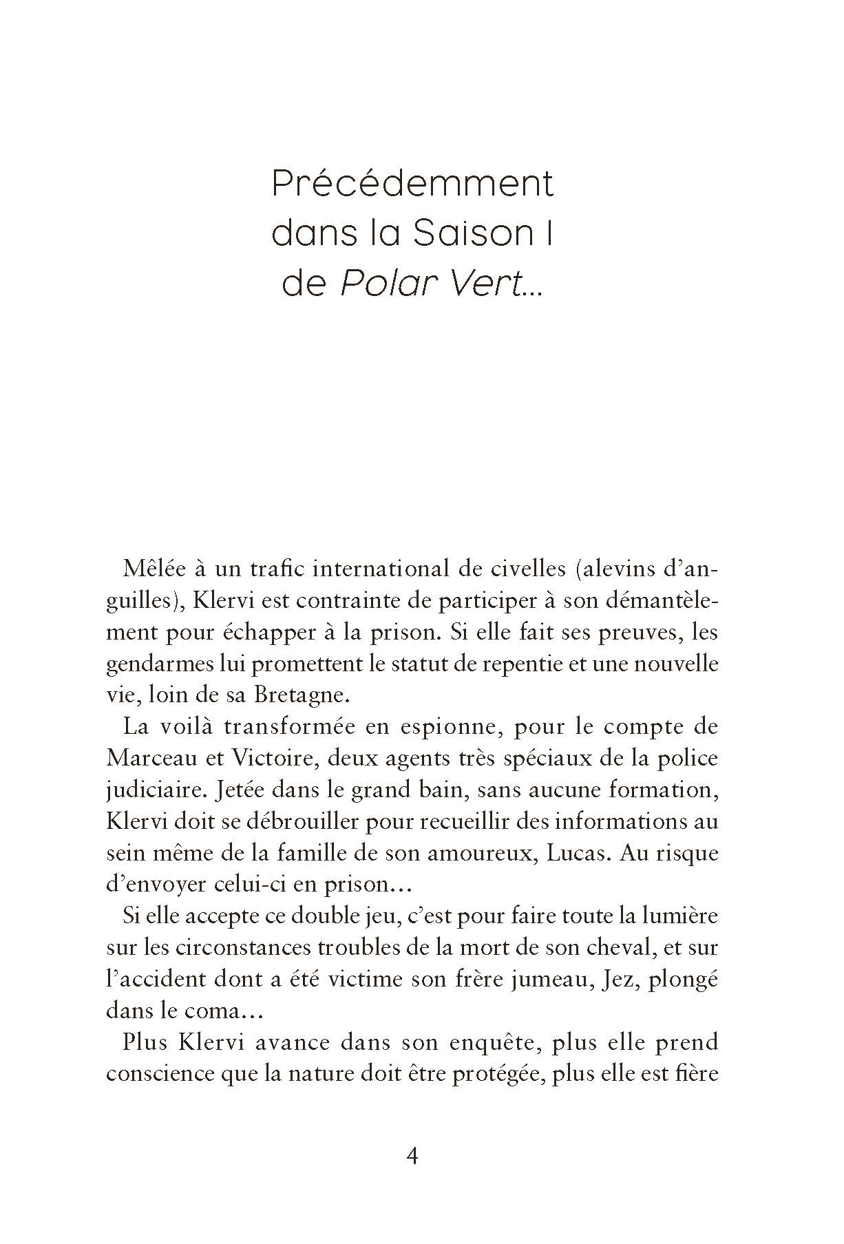 POLAR VERT : SAISON 2 - T1